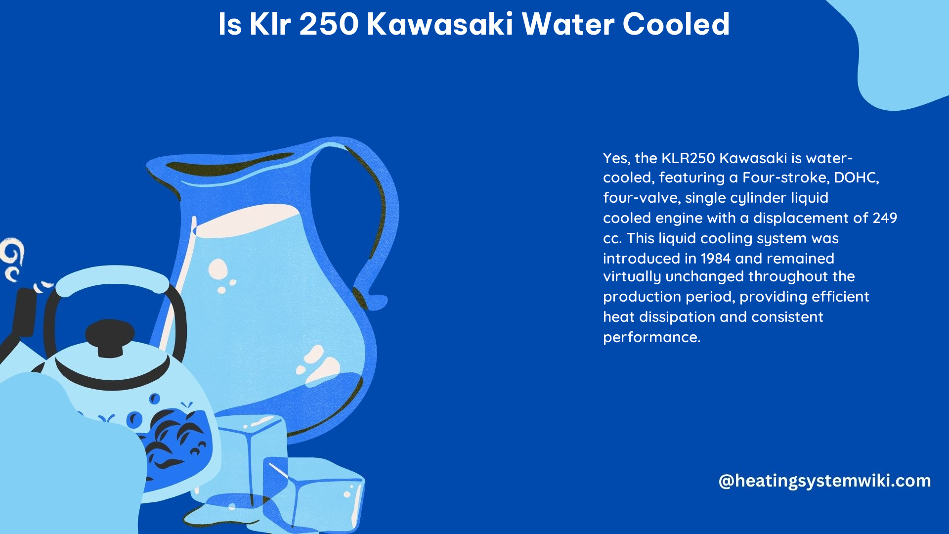 Is Klr 250 Kawasaki Water Cooled