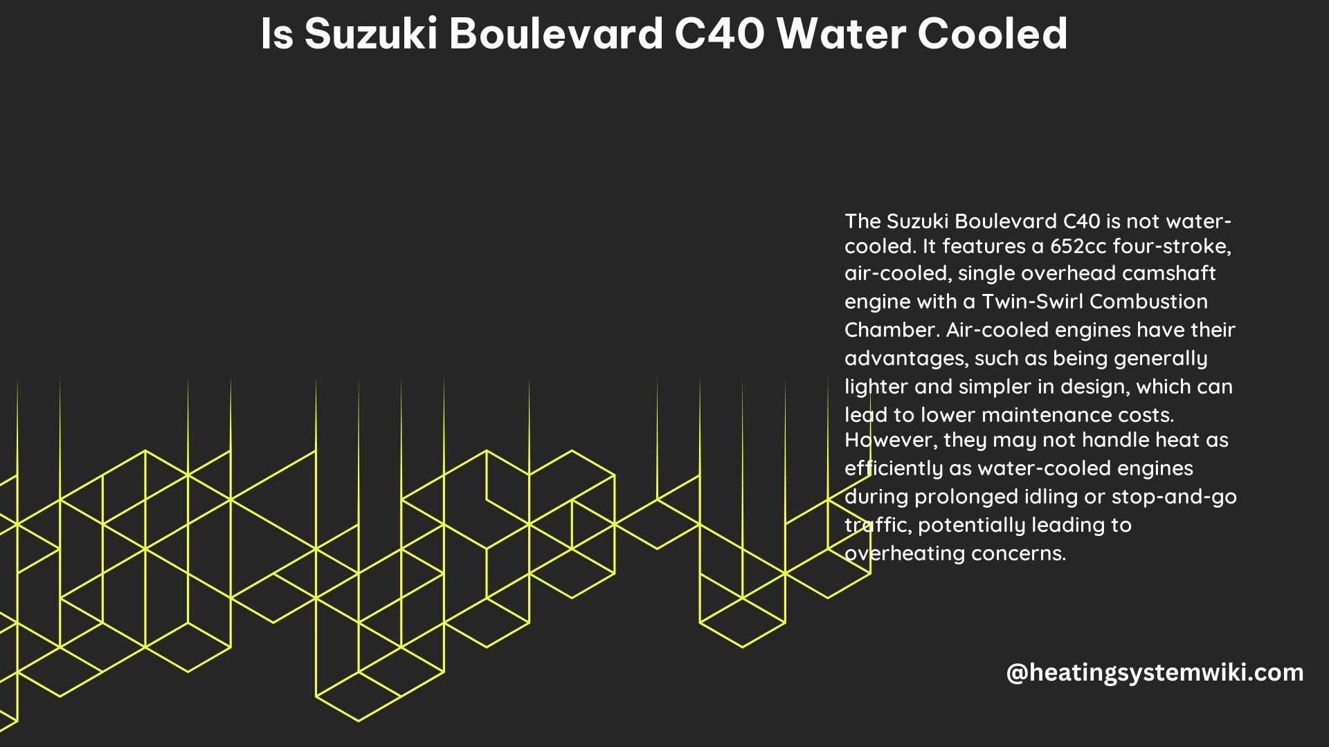 Is Suzuki Boulevard C40 Water Cooled