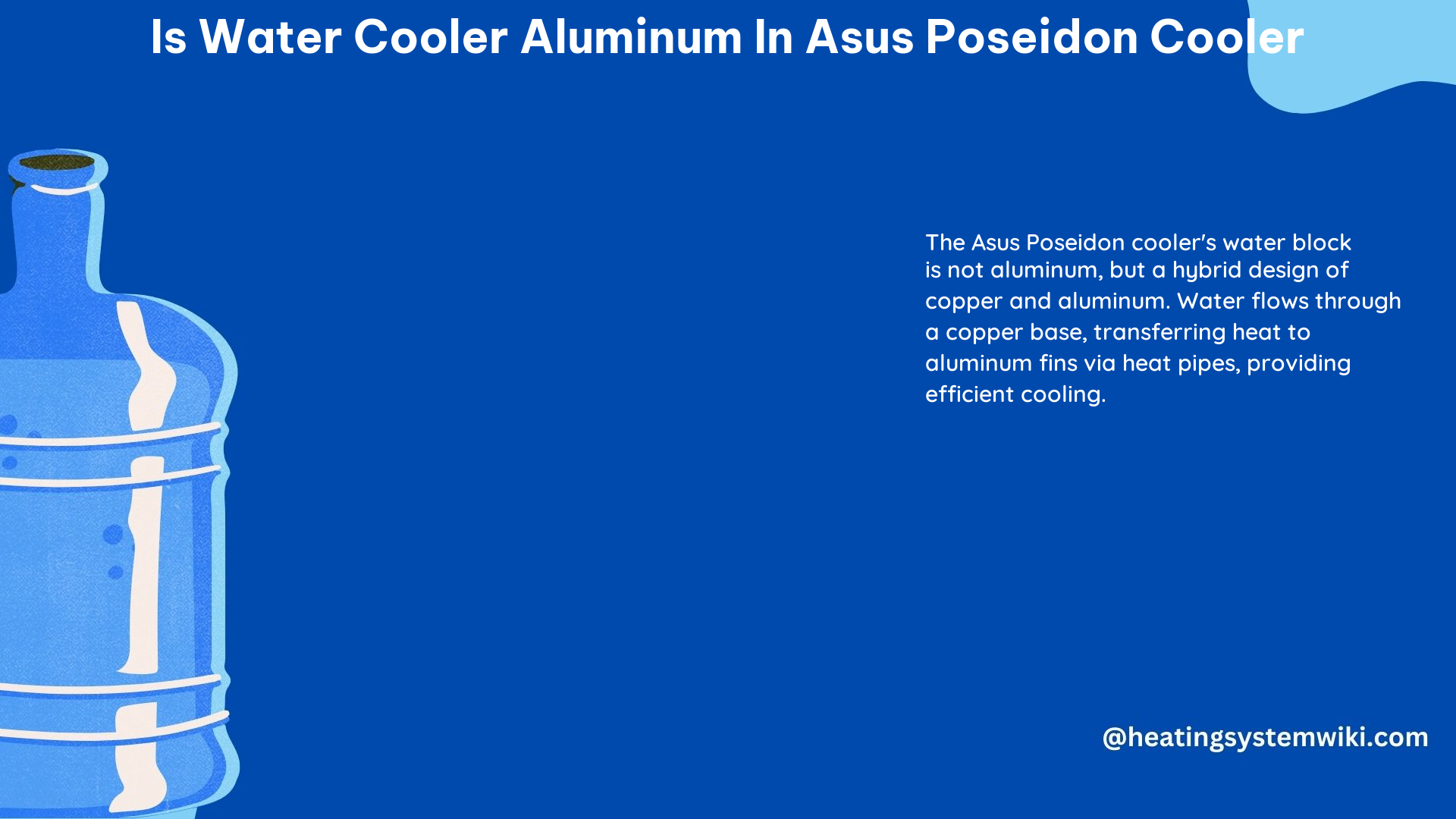 Is Water Cooler Aluminum in Asus Poseidon Cooler