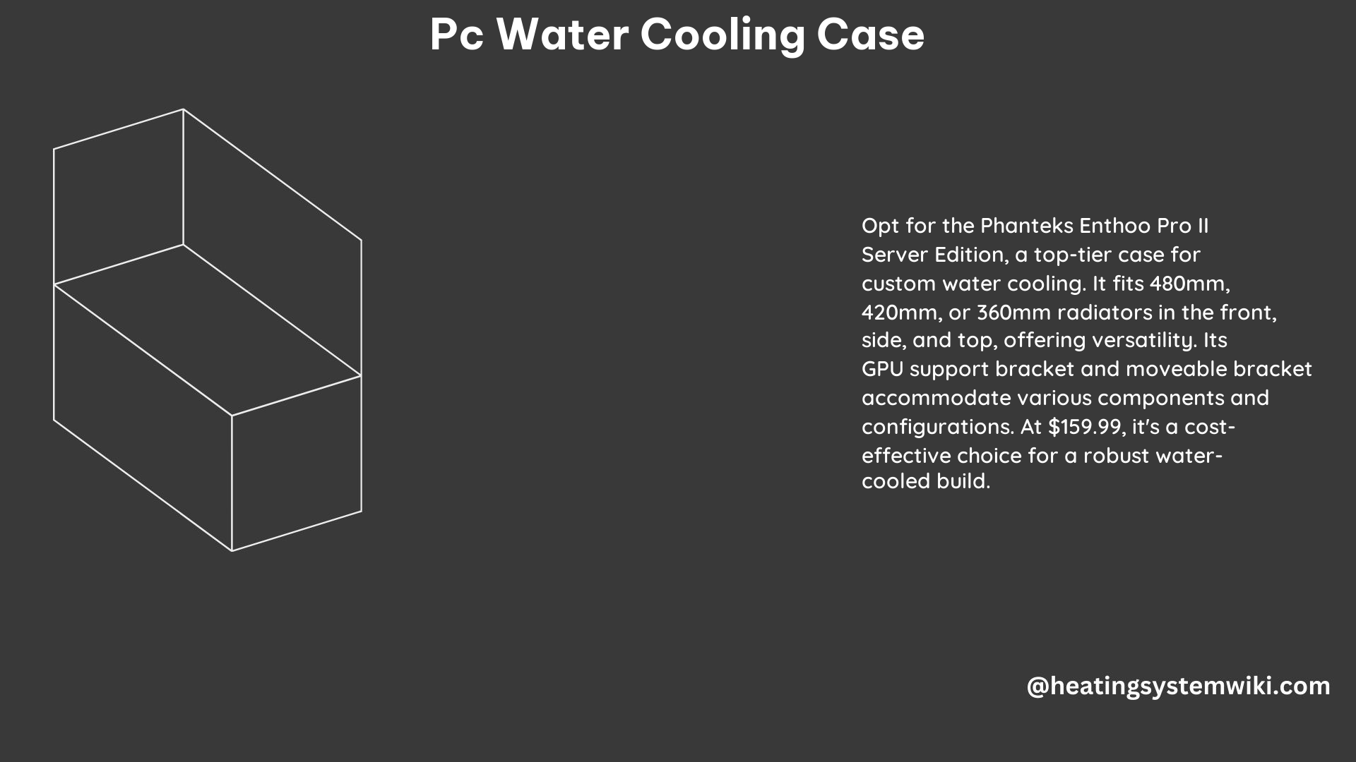 PC Water Cooling Case