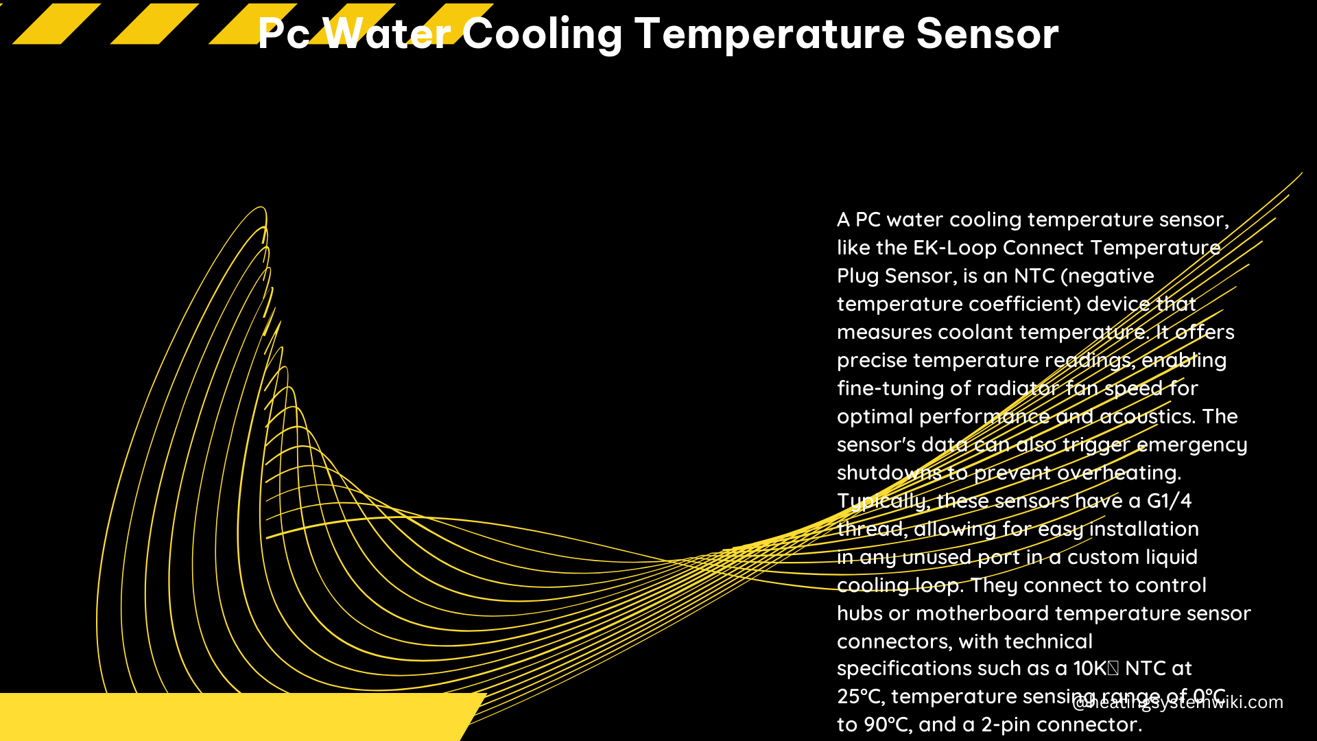 PC Water Cooling Temperature Sensor