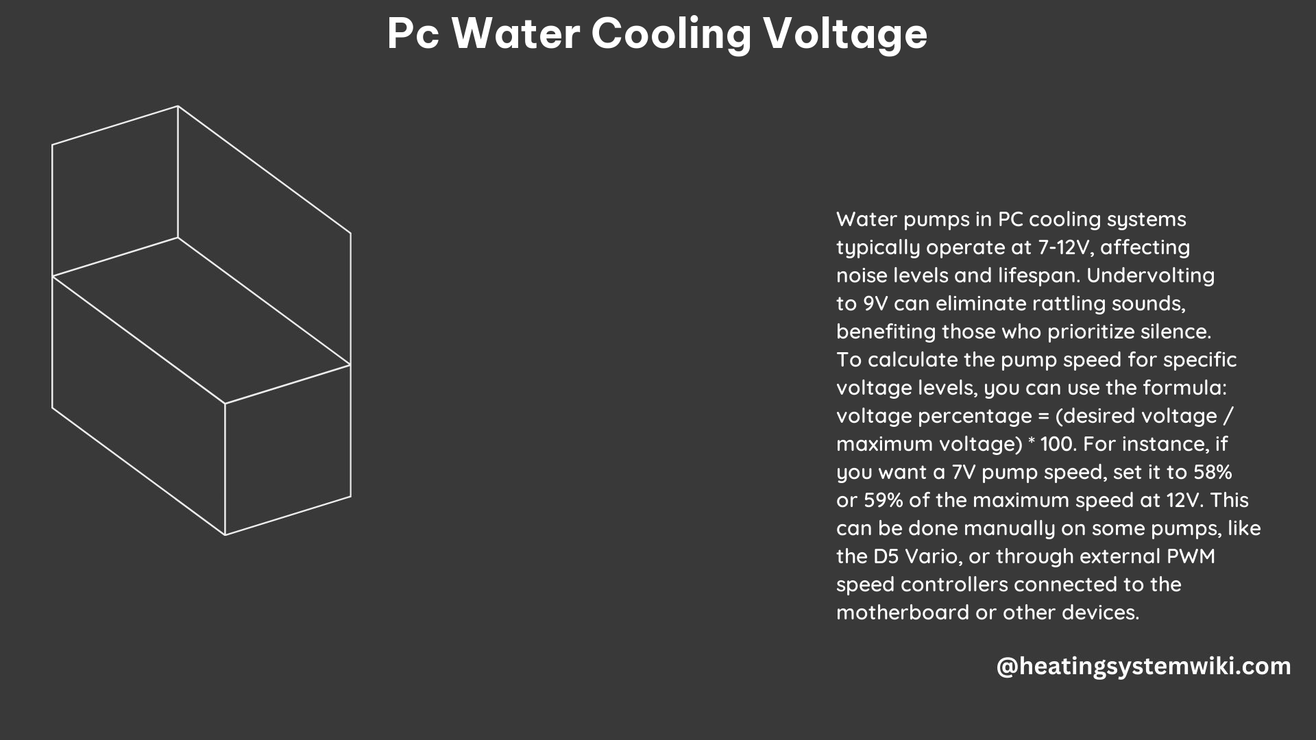 PC Water Cooling Voltage