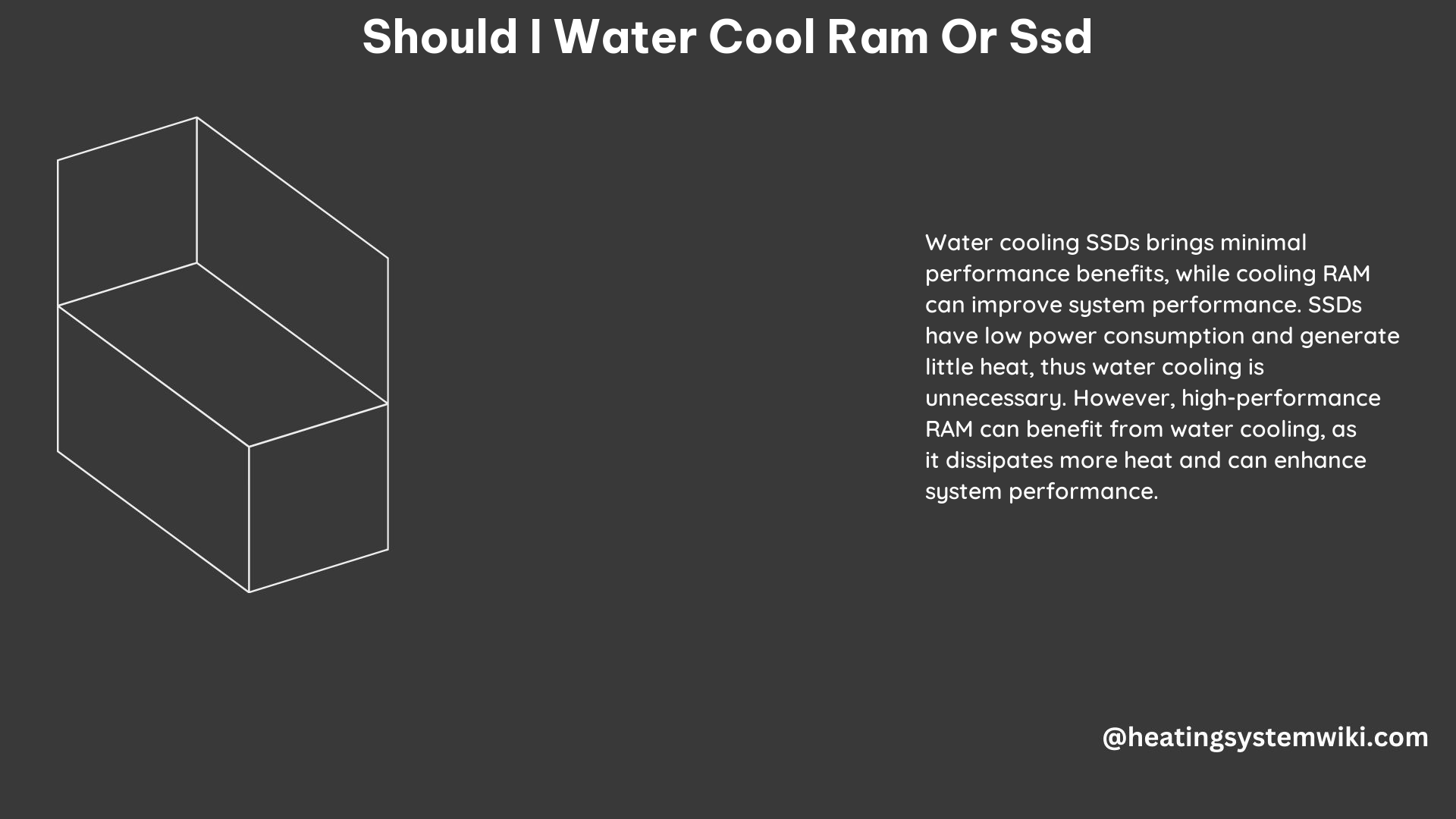 Should I Water Cool Ram or SSD