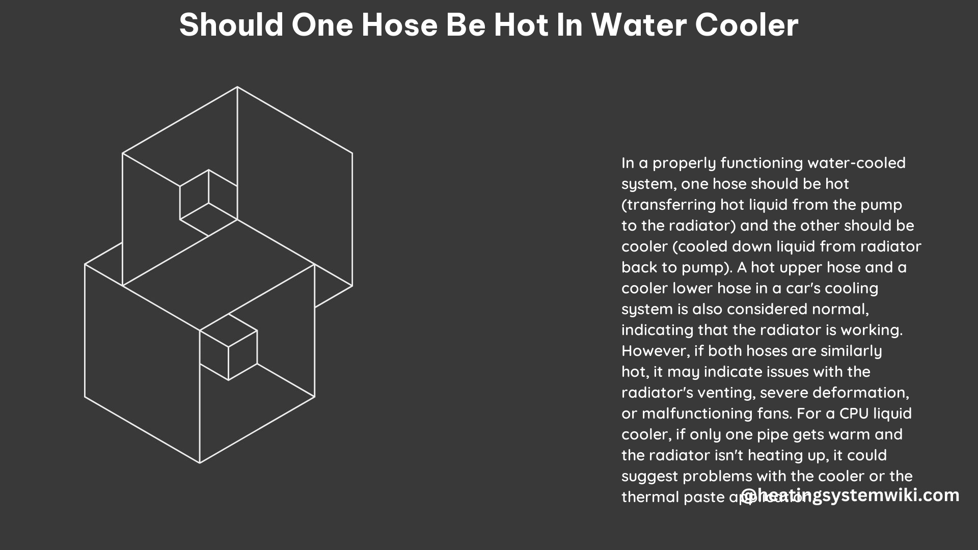 Should One Hose Be Hot in Water Cooler
