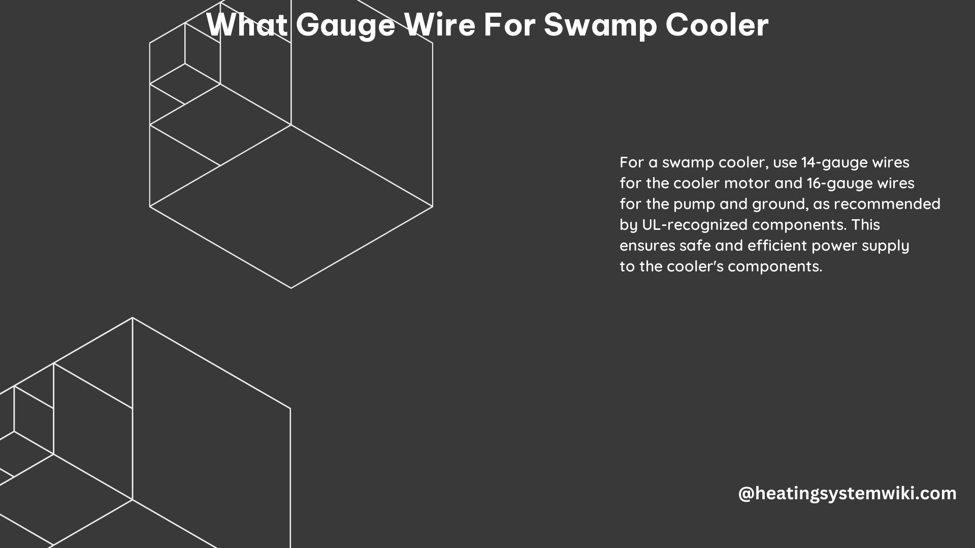 What Gauge Wire for Swamp Cooler