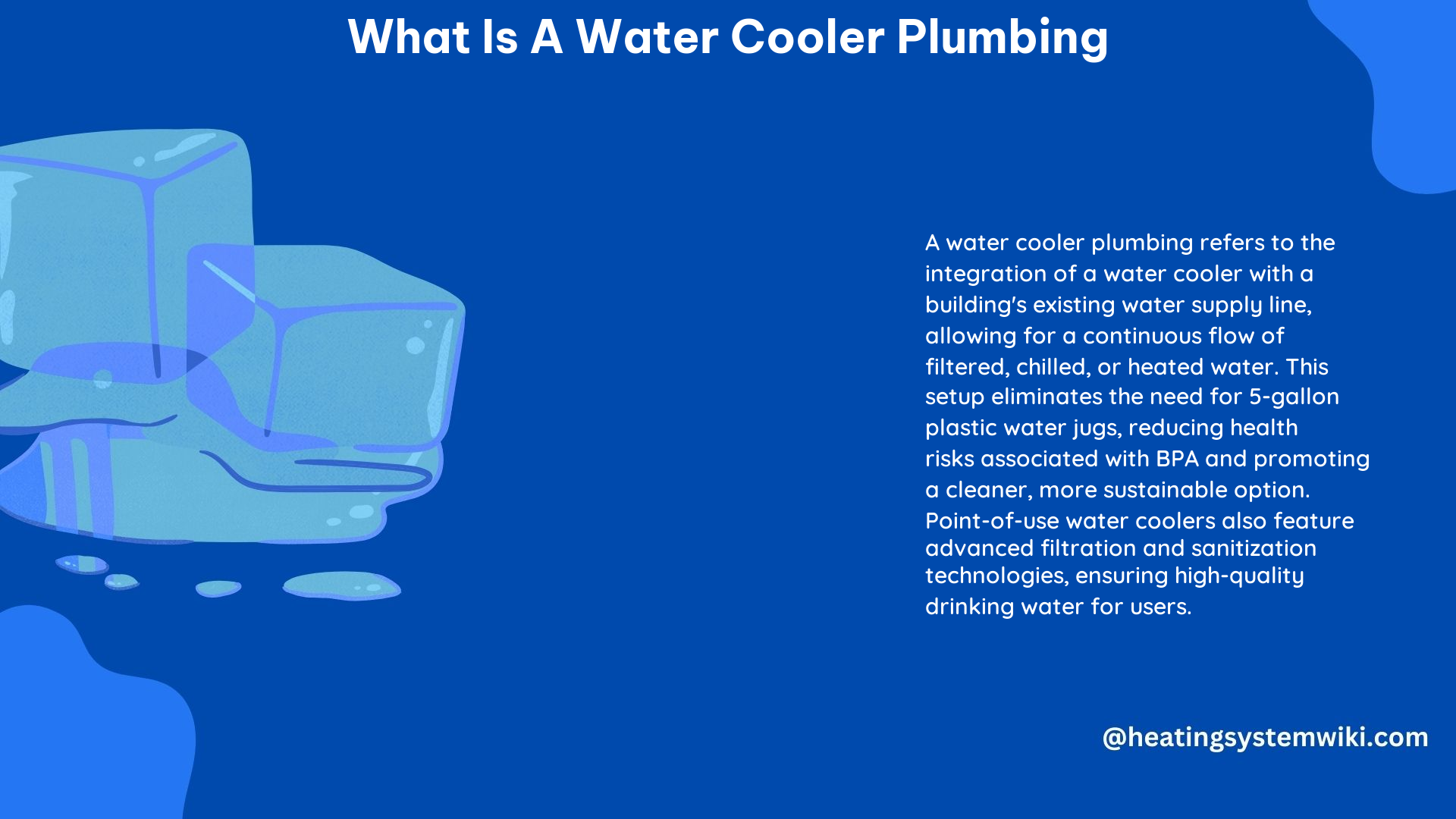 What Is a Water Cooler Plumbing