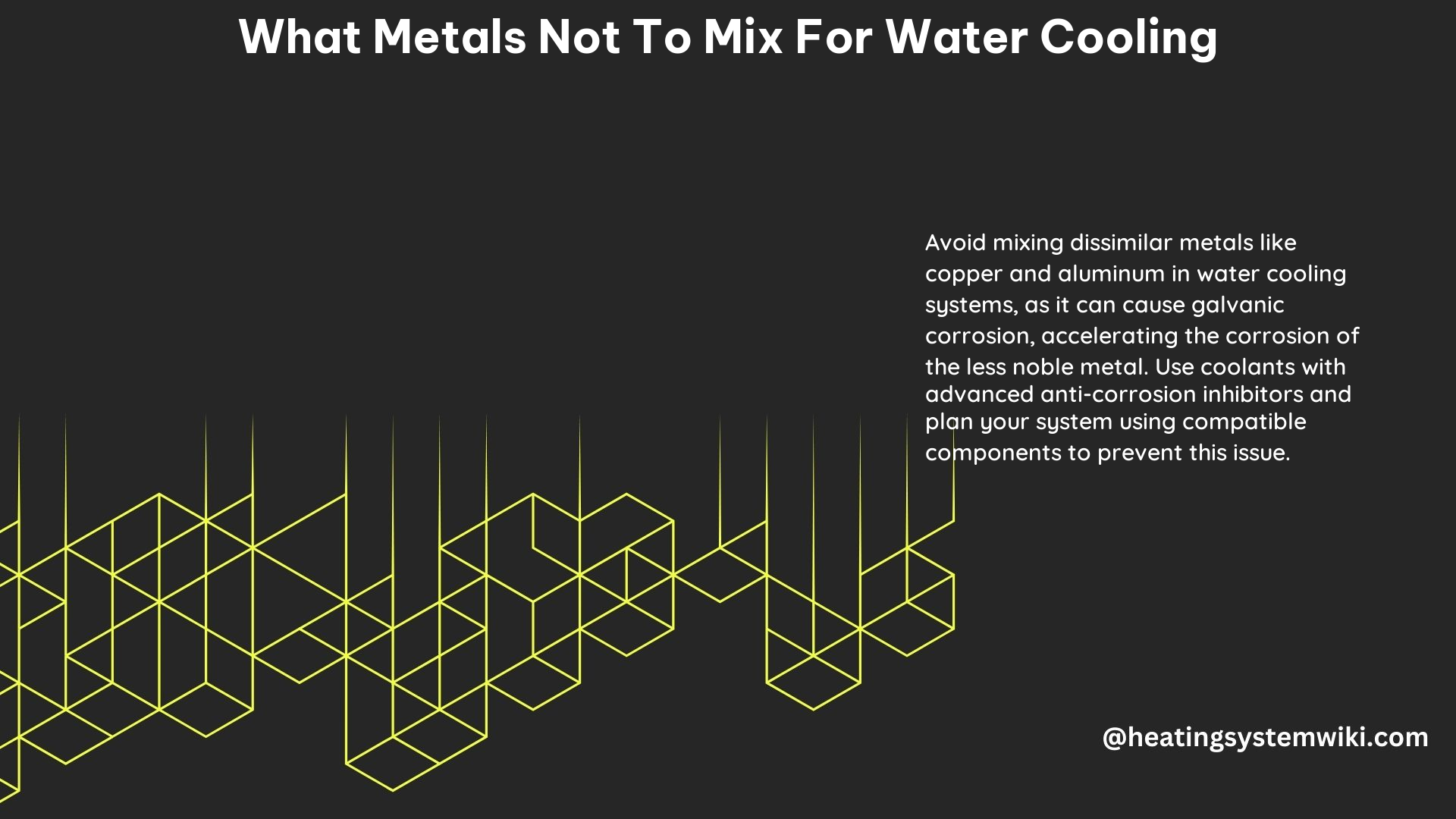 What Metals Not to Mix for Water Cooling