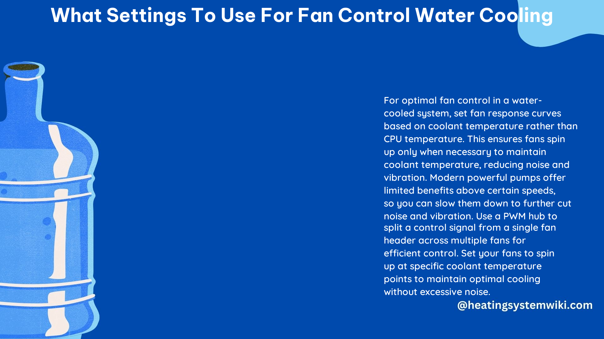 What Settings to Use for Fan Control Water Cooling