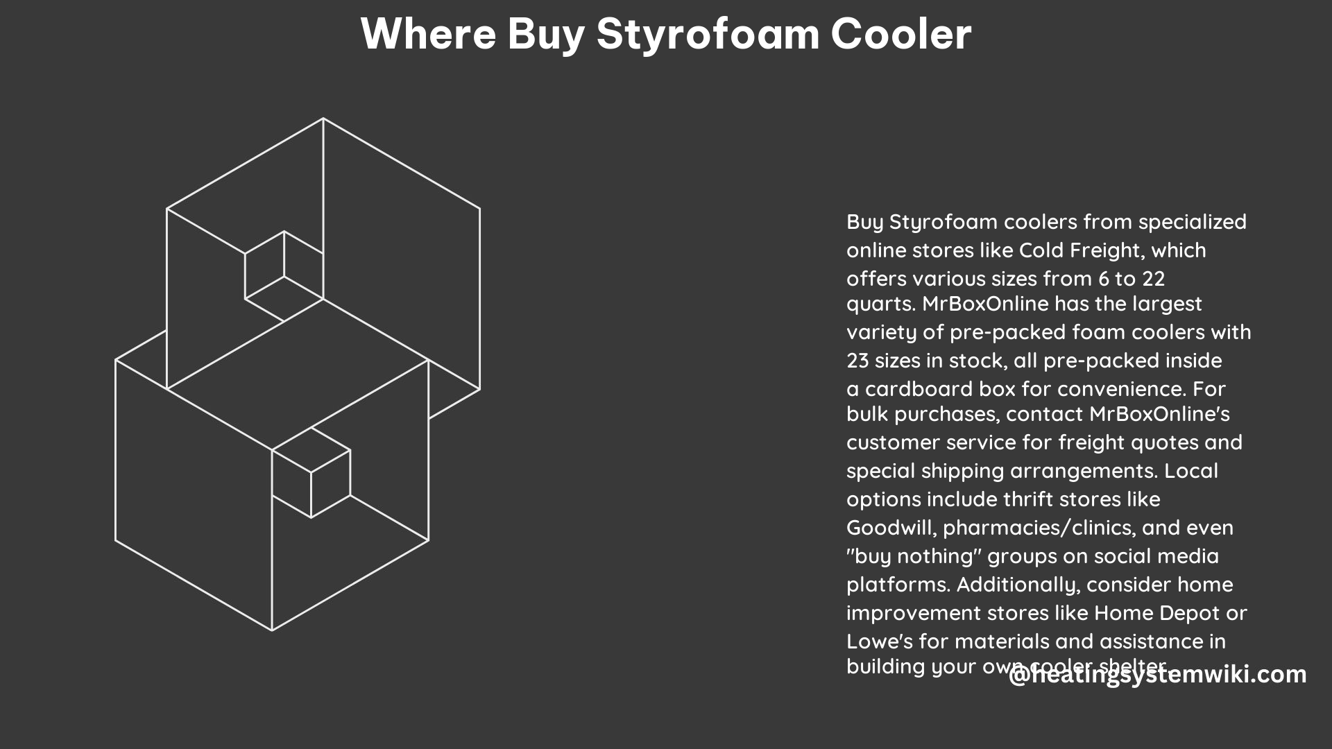 Where Buy Styrofoam Cooler