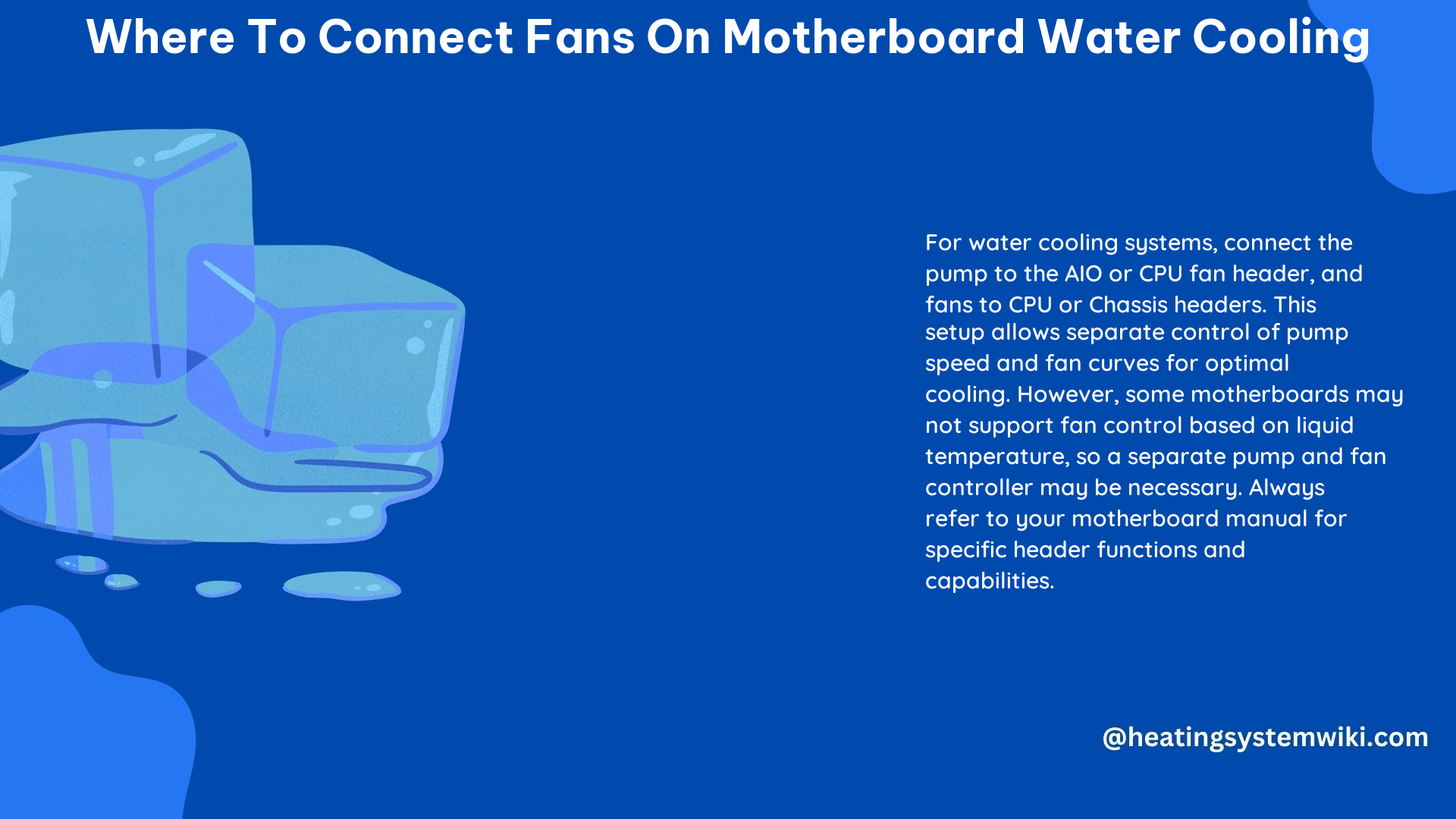 Where to Connect Fans on Motherboard Water Cooling