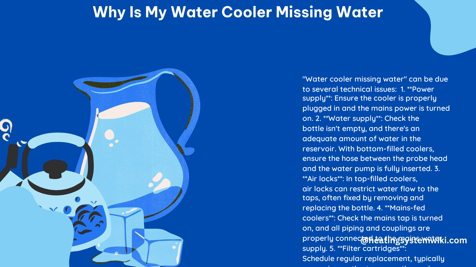 Why Is My Water Cooler Missing Water