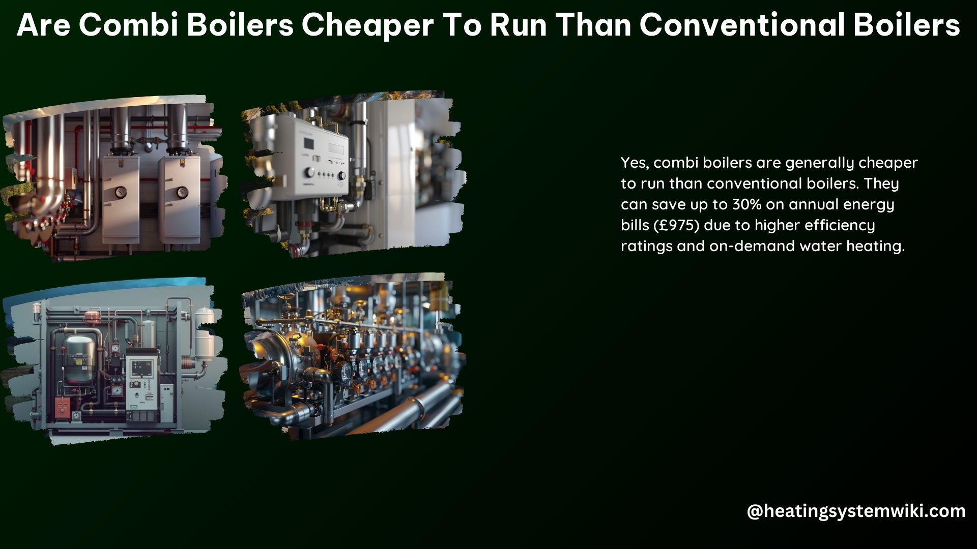 Are Combi Boilers Cheaper to Run Than Conventional Boilers