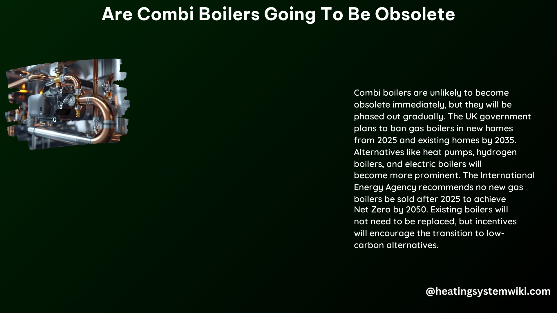 Are Combi Boilers Going to Be Obsolete