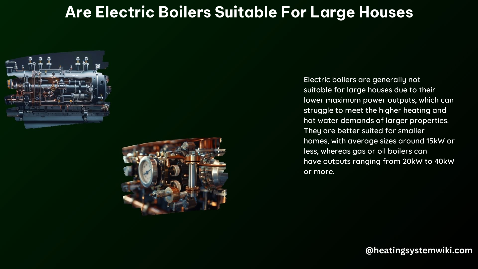 Are Electric Boilers Suitable for Large Houses