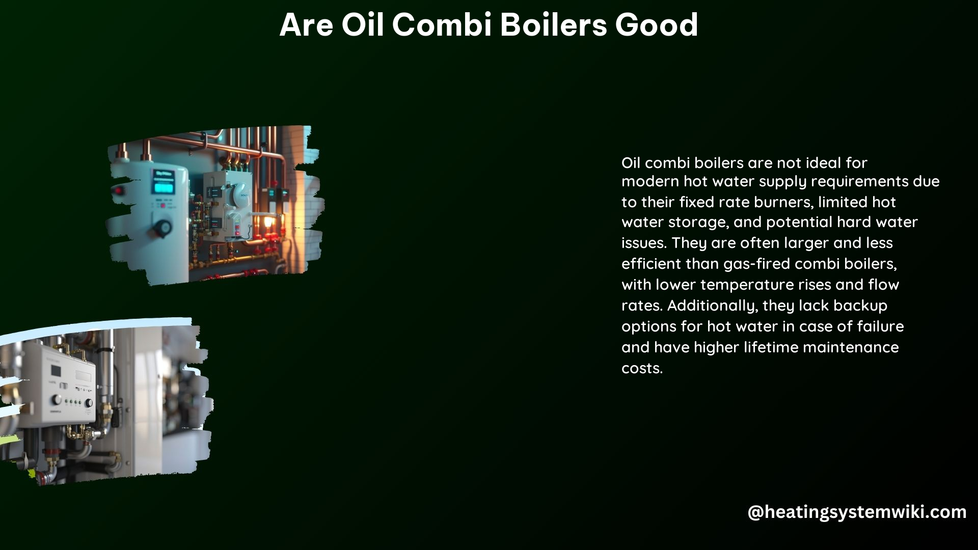 Are Oil Combi Boilers Good