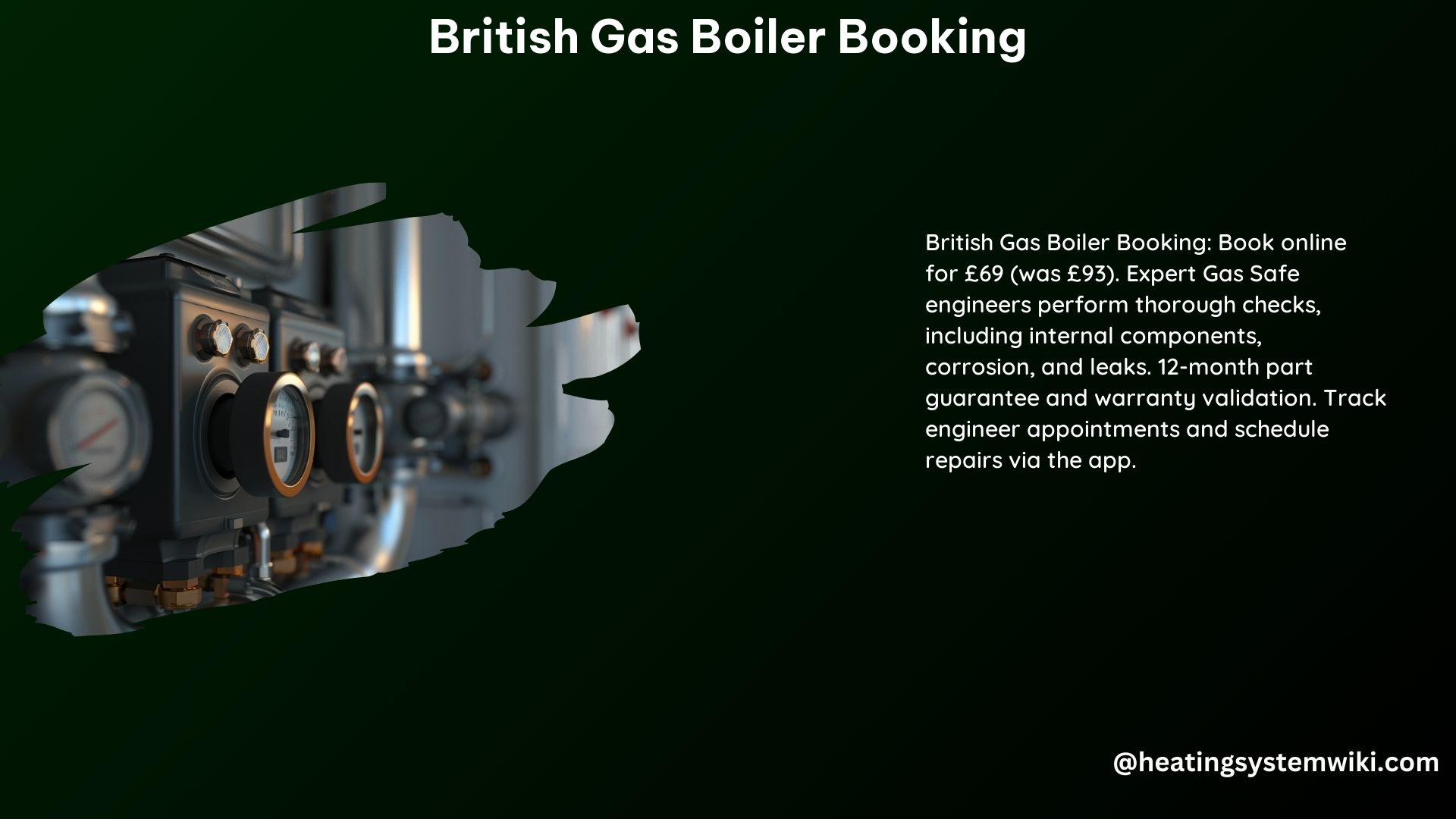 British Gas Boiler Booking