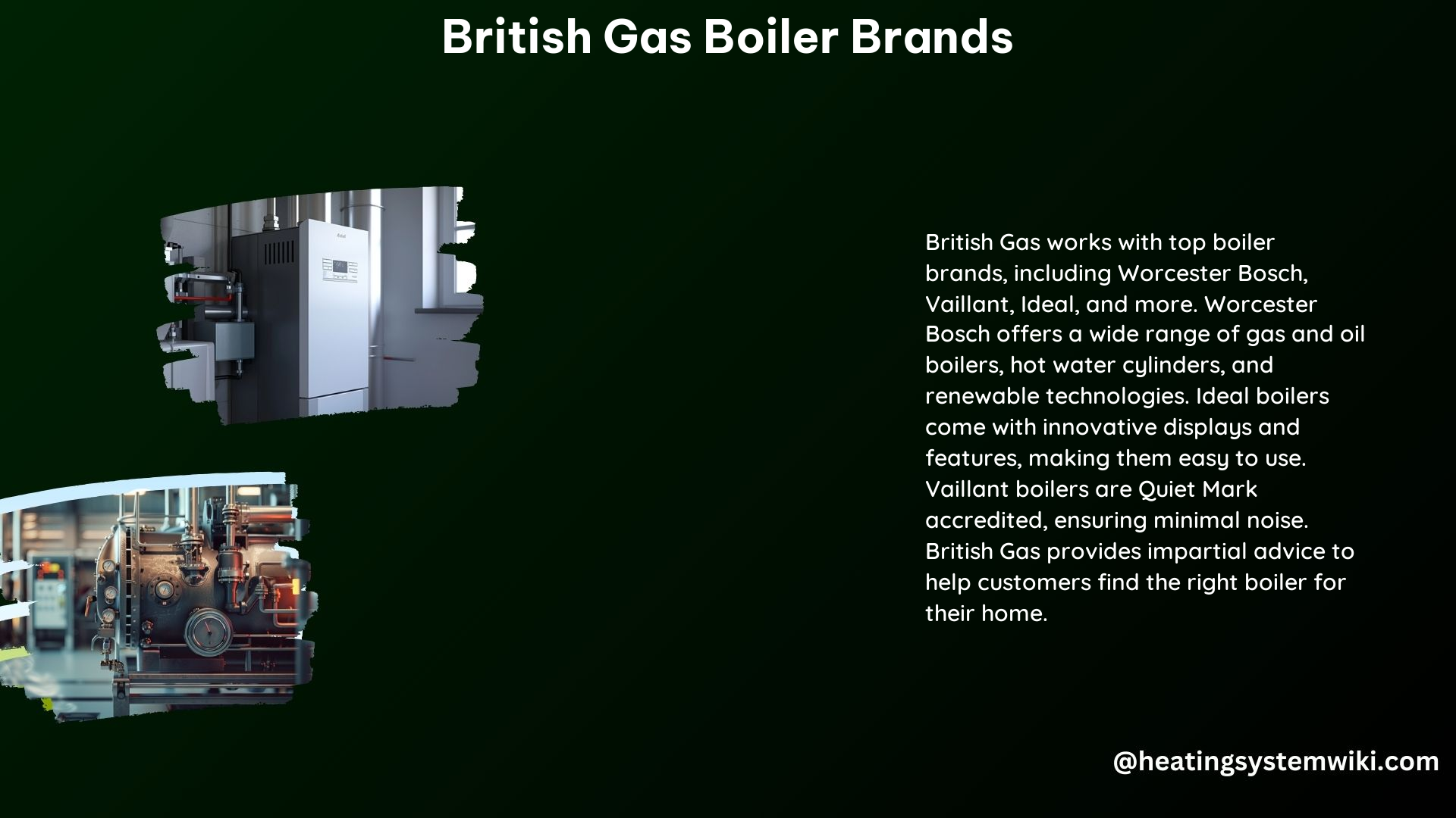 British Gas Boiler Brands