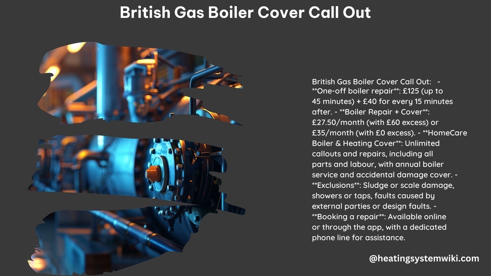 British Gas Boiler Cover Call Out