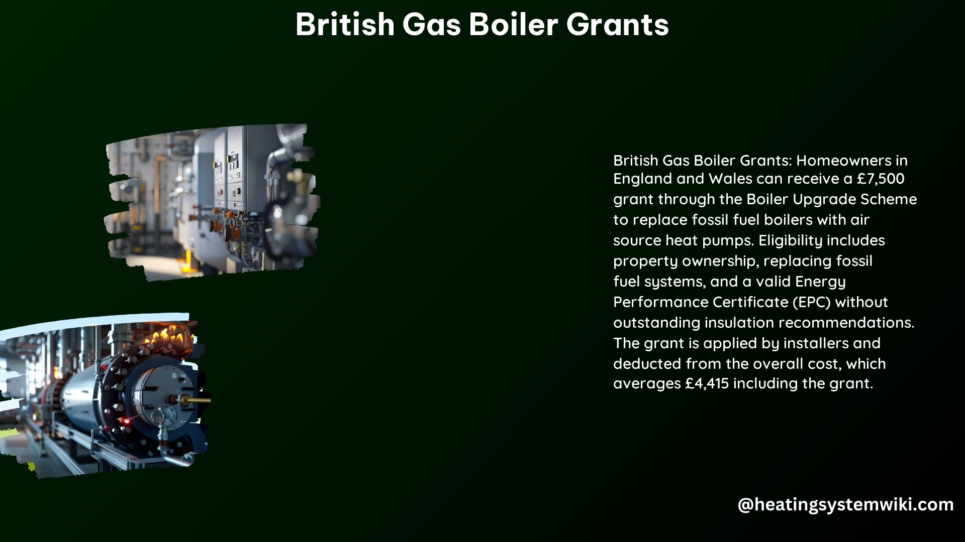 British Gas Boiler Grants