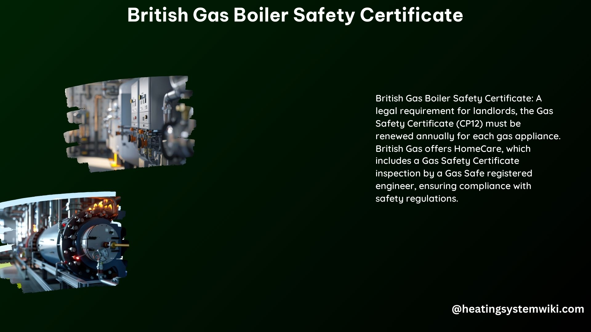 British Gas Boiler Safety Certificate