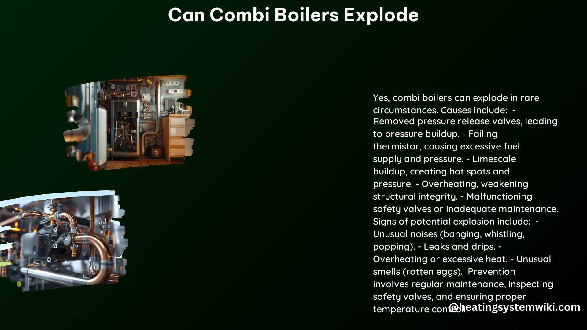 Can Combi Boilers Explode