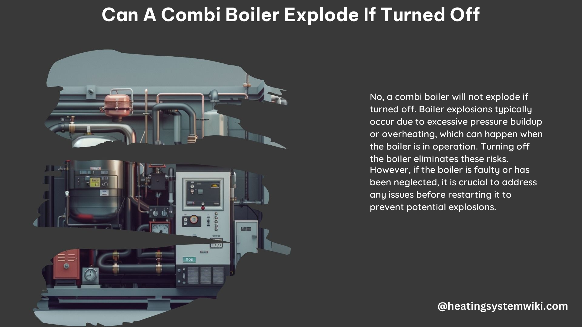 Can a Combi Boiler Explode if Turned Off