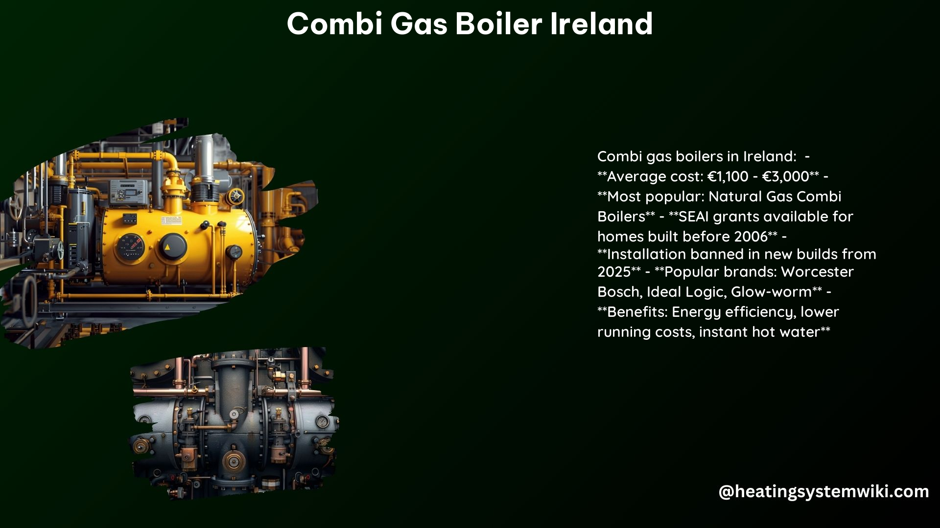 Combi Gas Boiler Ireland