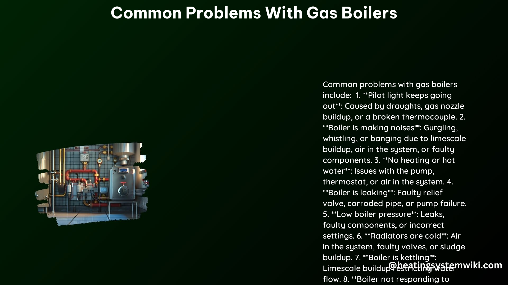 Common Problems With Gas Boilers