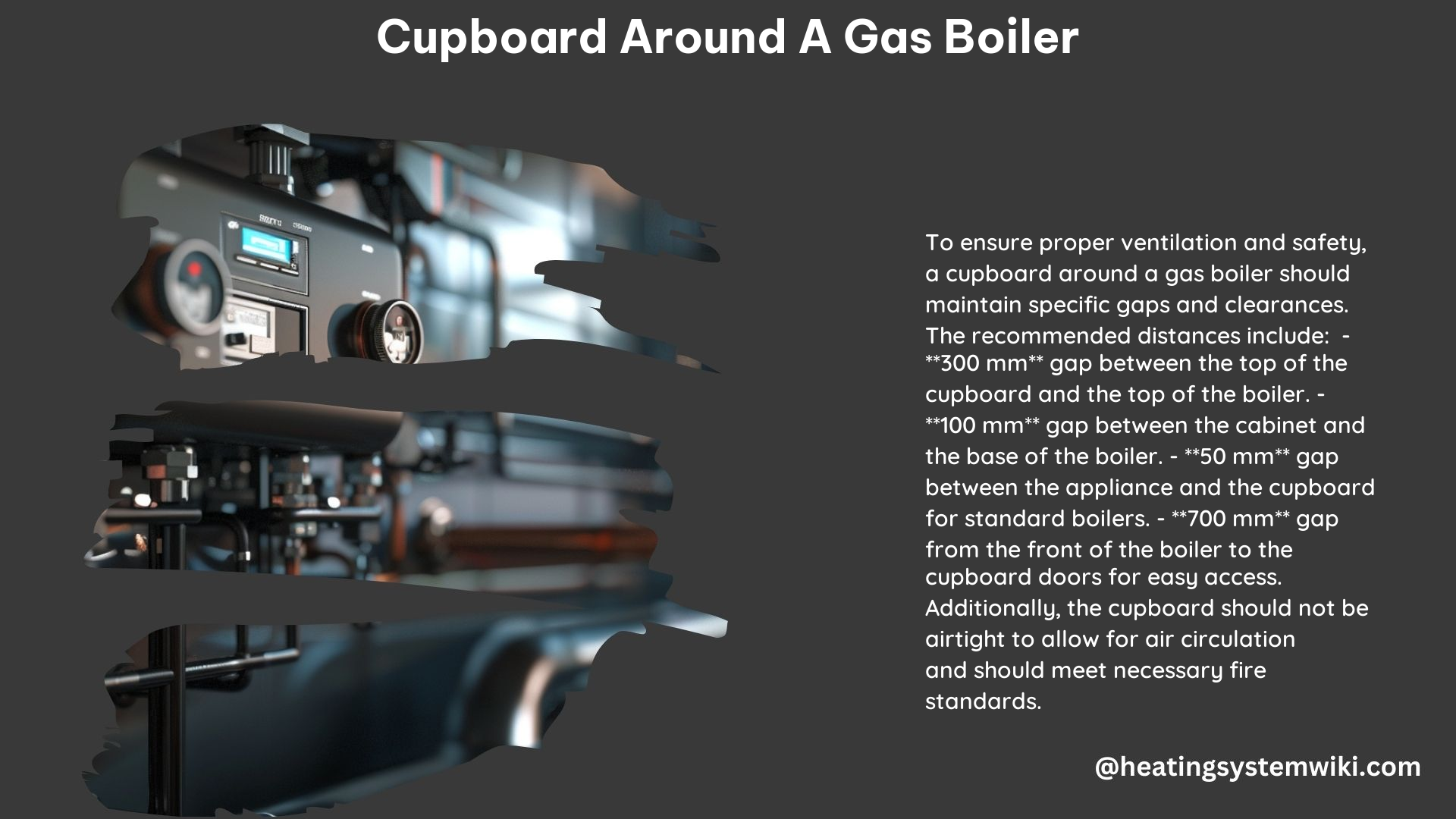 Cupboard Around a Gas Boiler