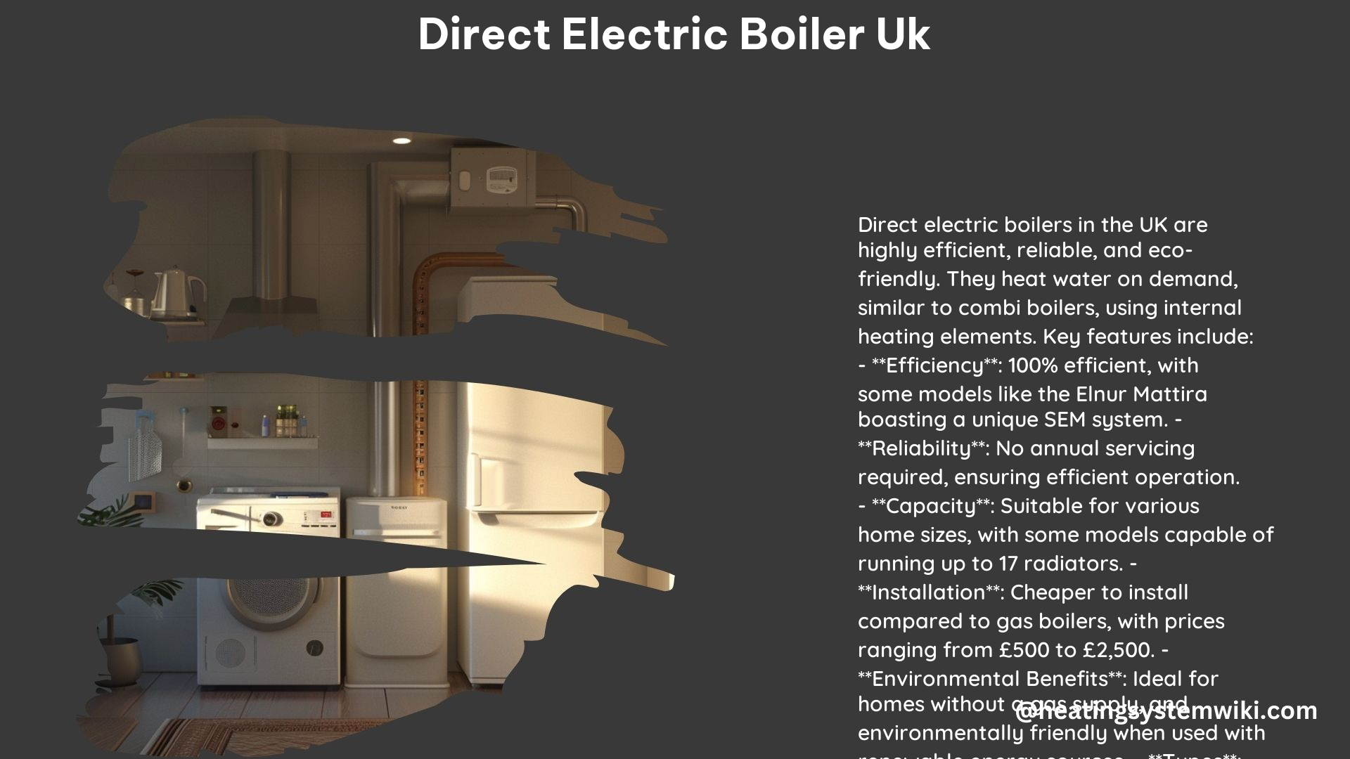 Direct Electric Boiler UK