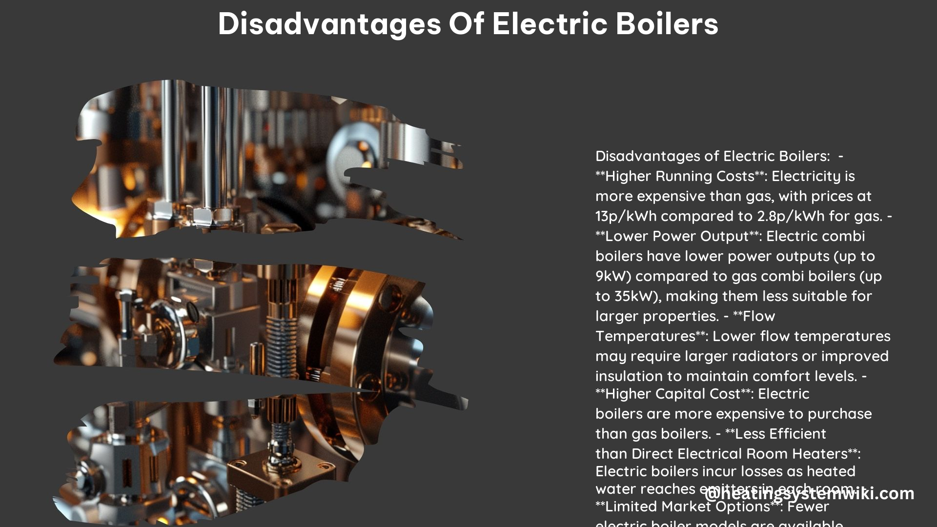 Disadvantages of Electric Boilers