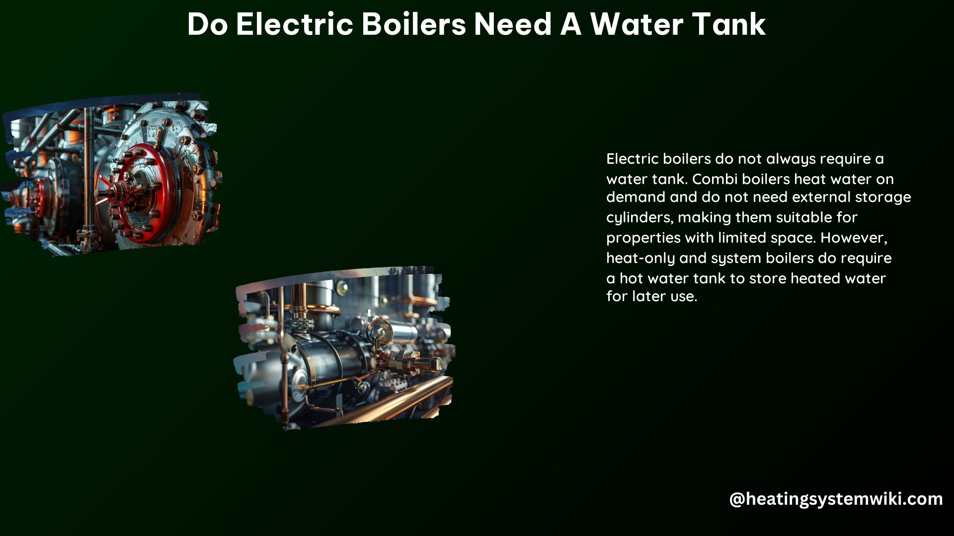 Do Electric Boilers Need a Water Tank