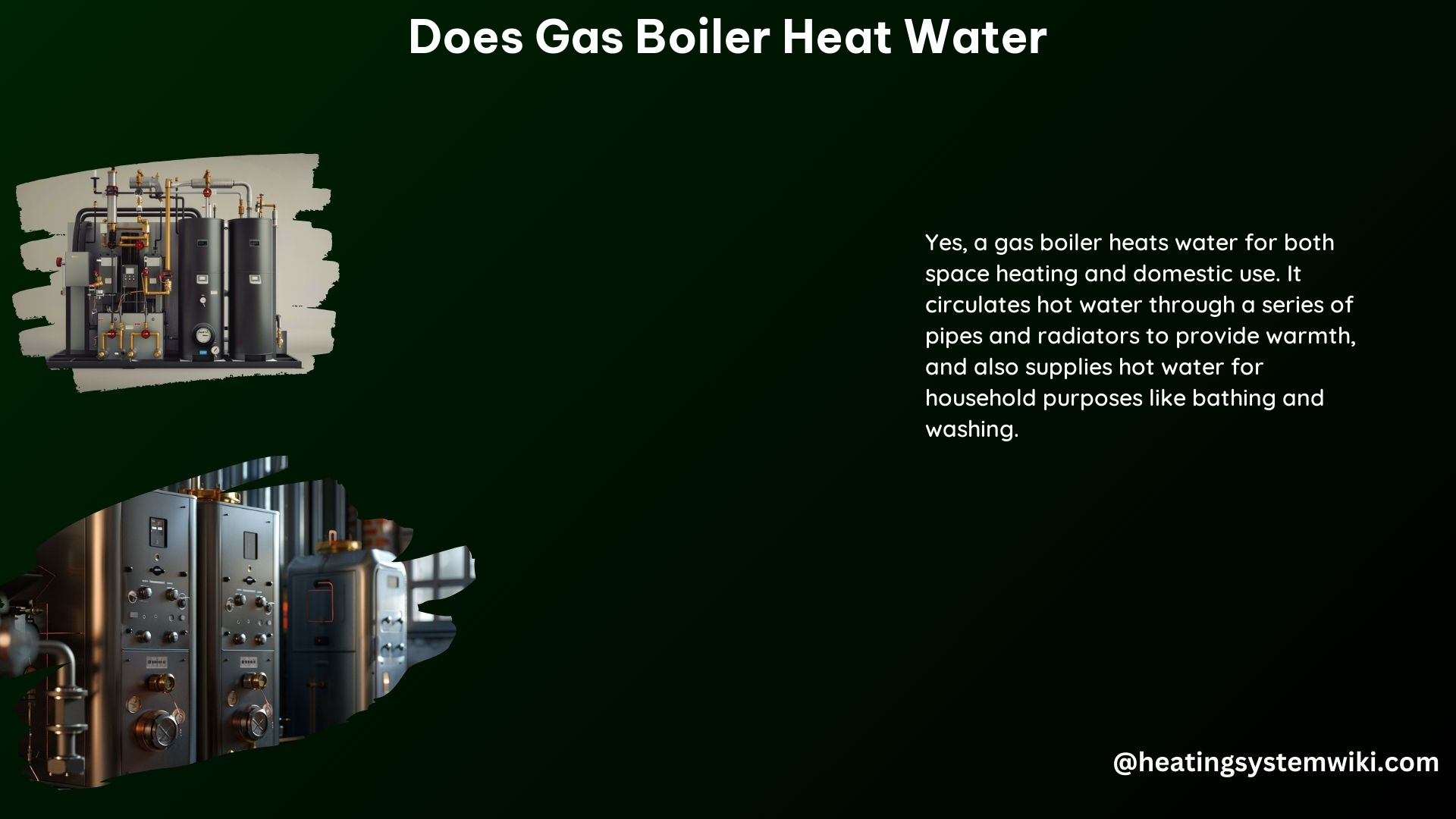 Does Gas Boiler Heat Water