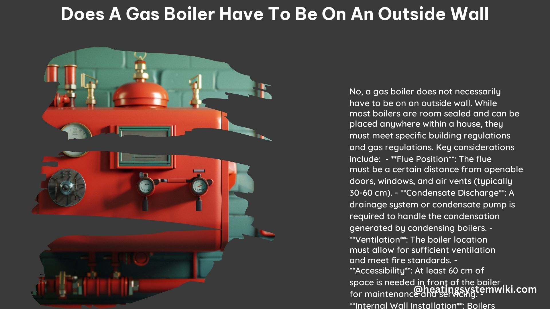 Does a Gas Boiler Have to Be on an Outside Wall