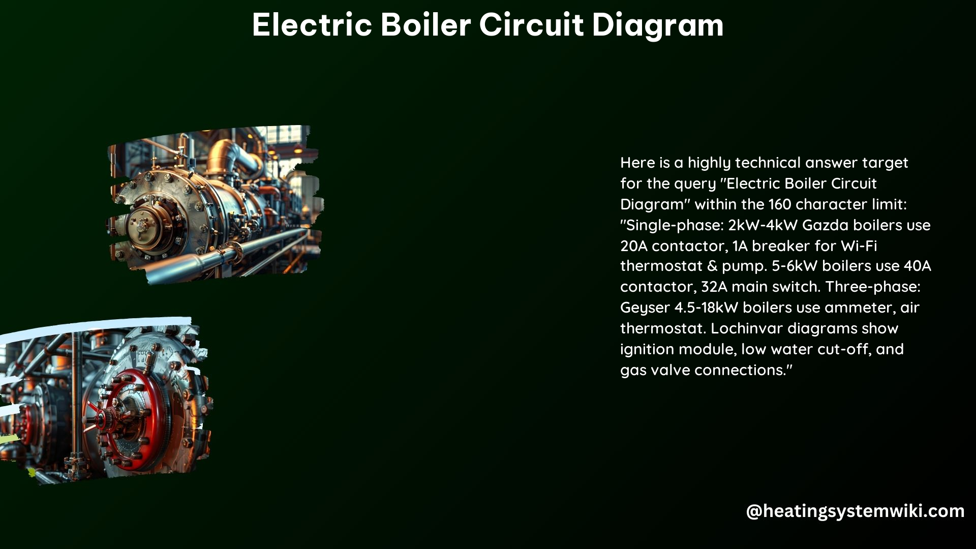 Electric Boiler Circuit Diagram