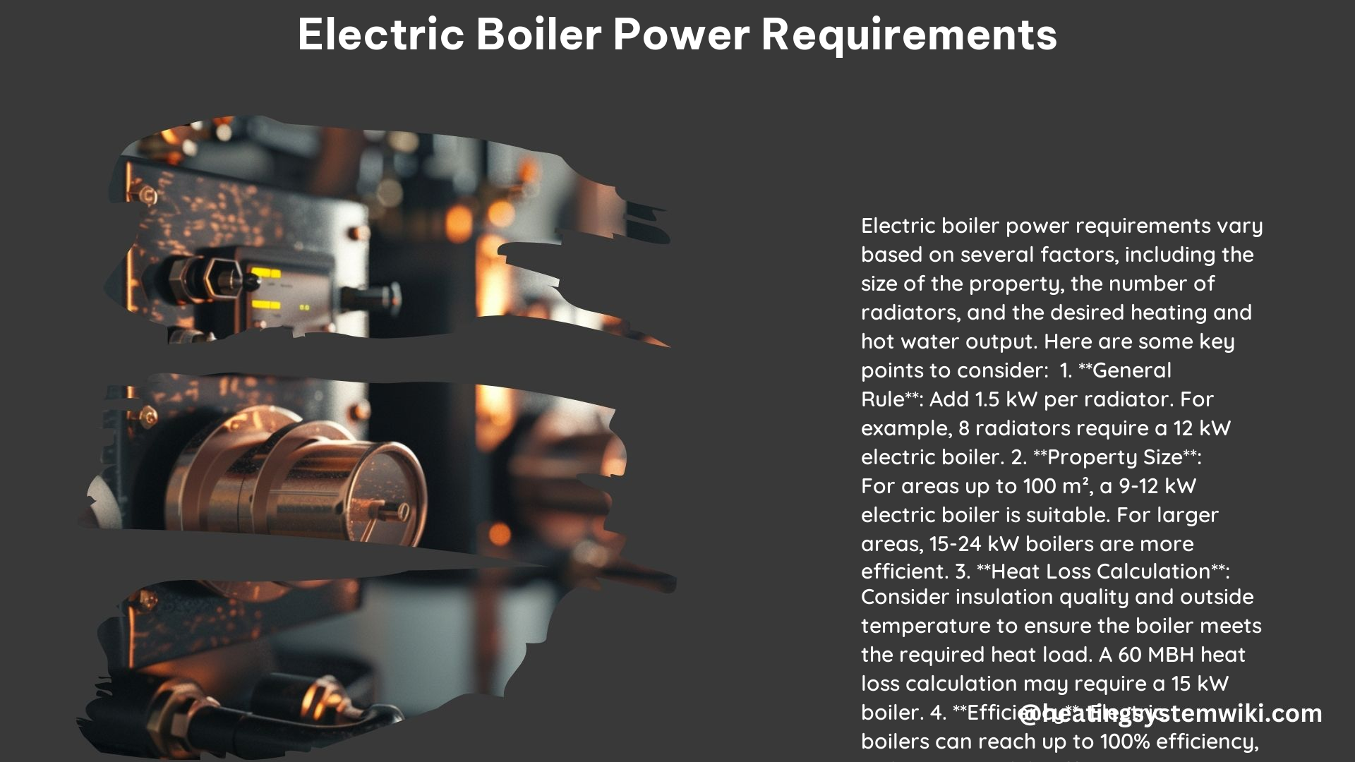 Electric Boiler Power Requirements