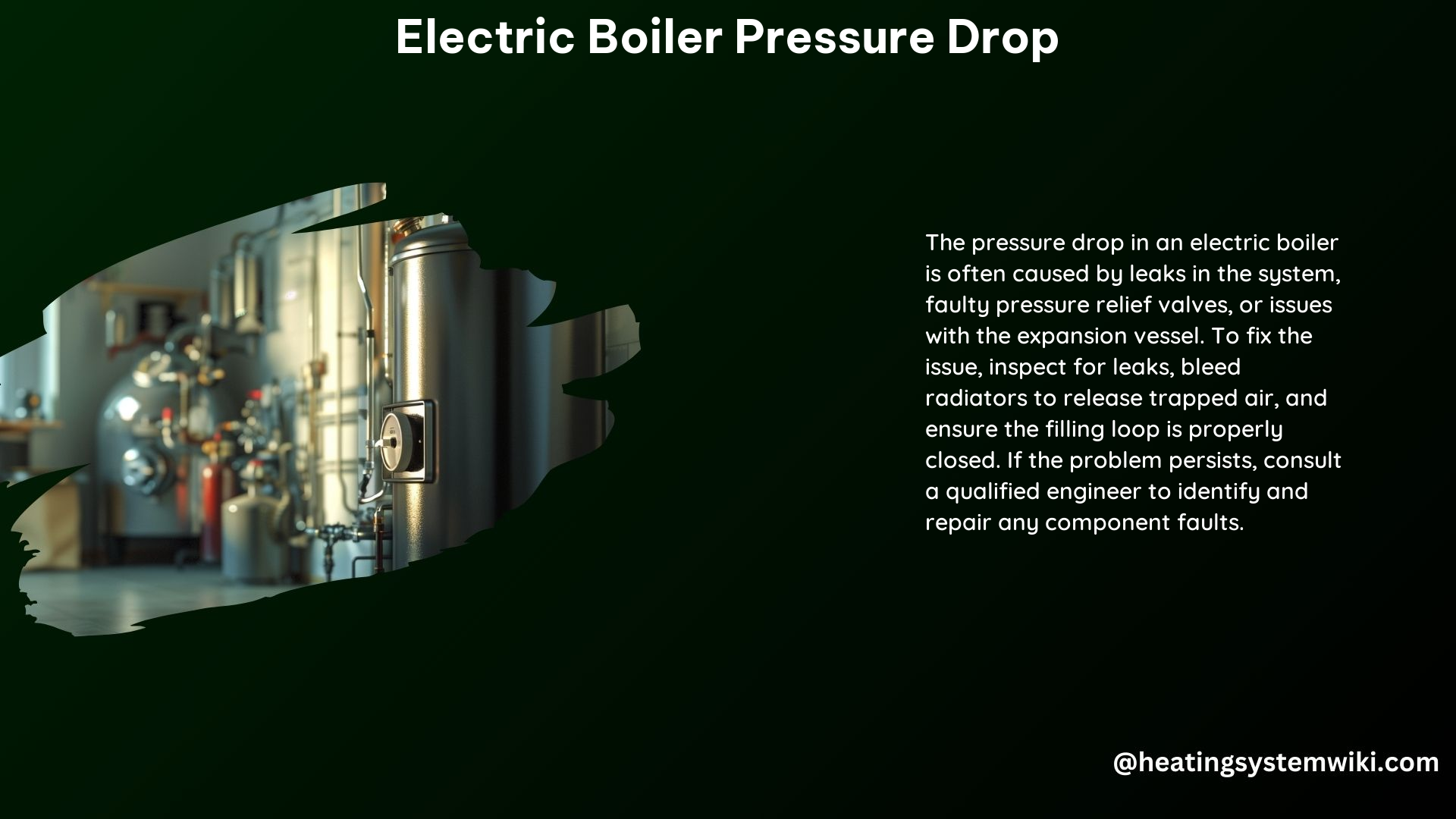 Electric Boiler Pressure Drop