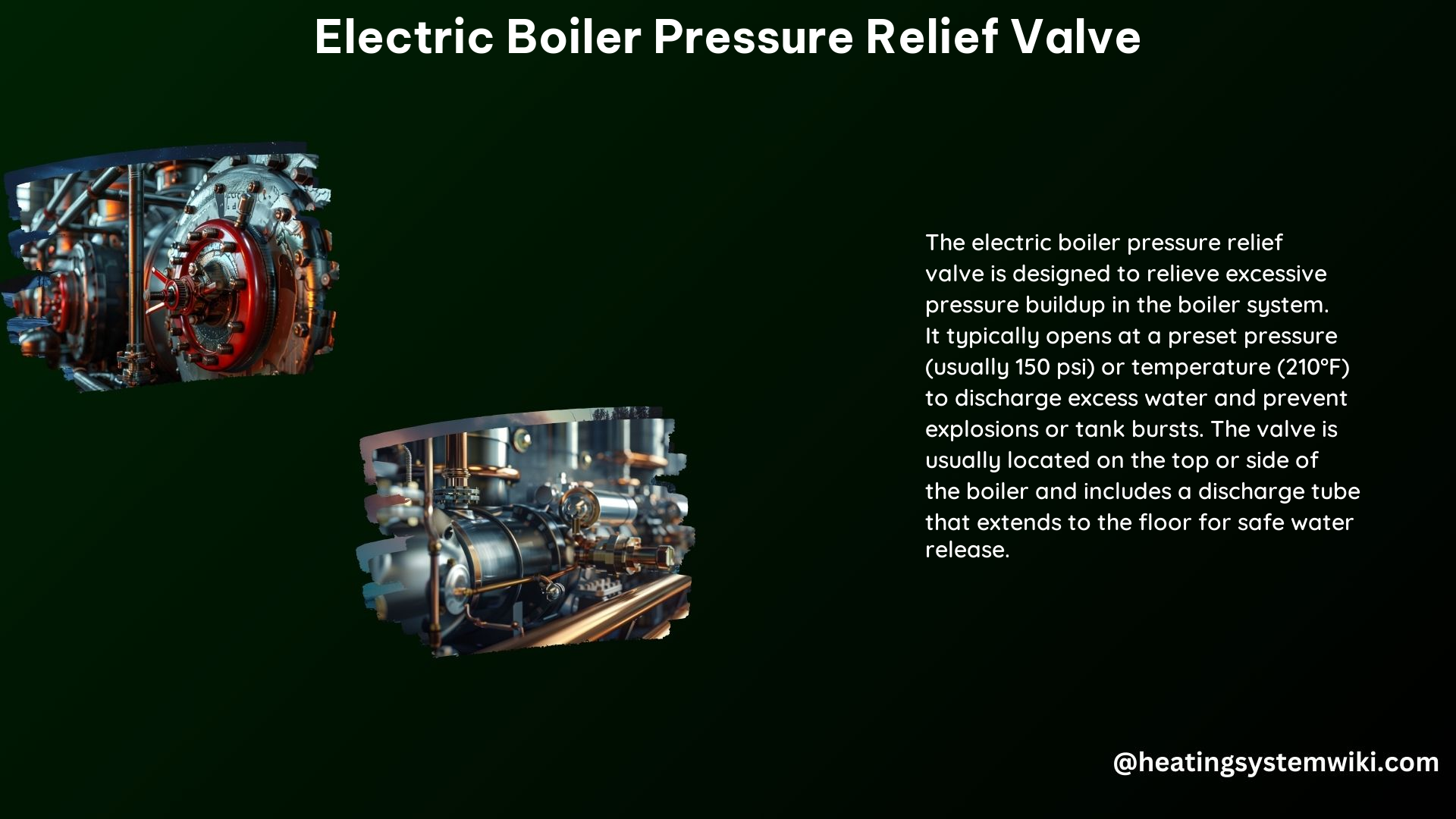 Electric Boiler Pressure Relief Valve