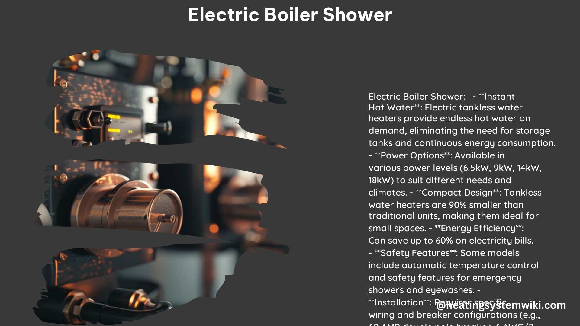 Electric Boiler Shower