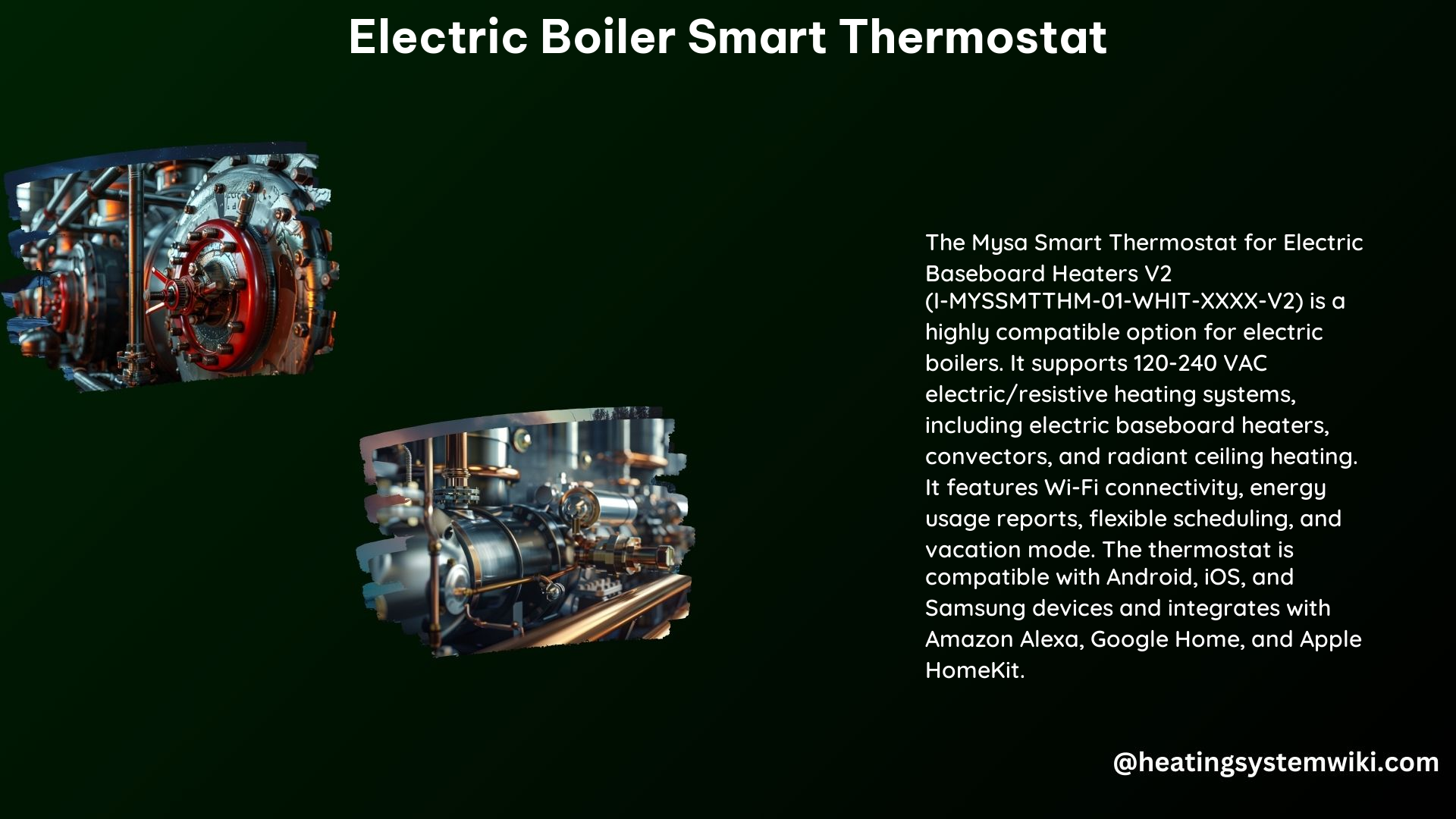 Electric Boiler Smart Thermostat