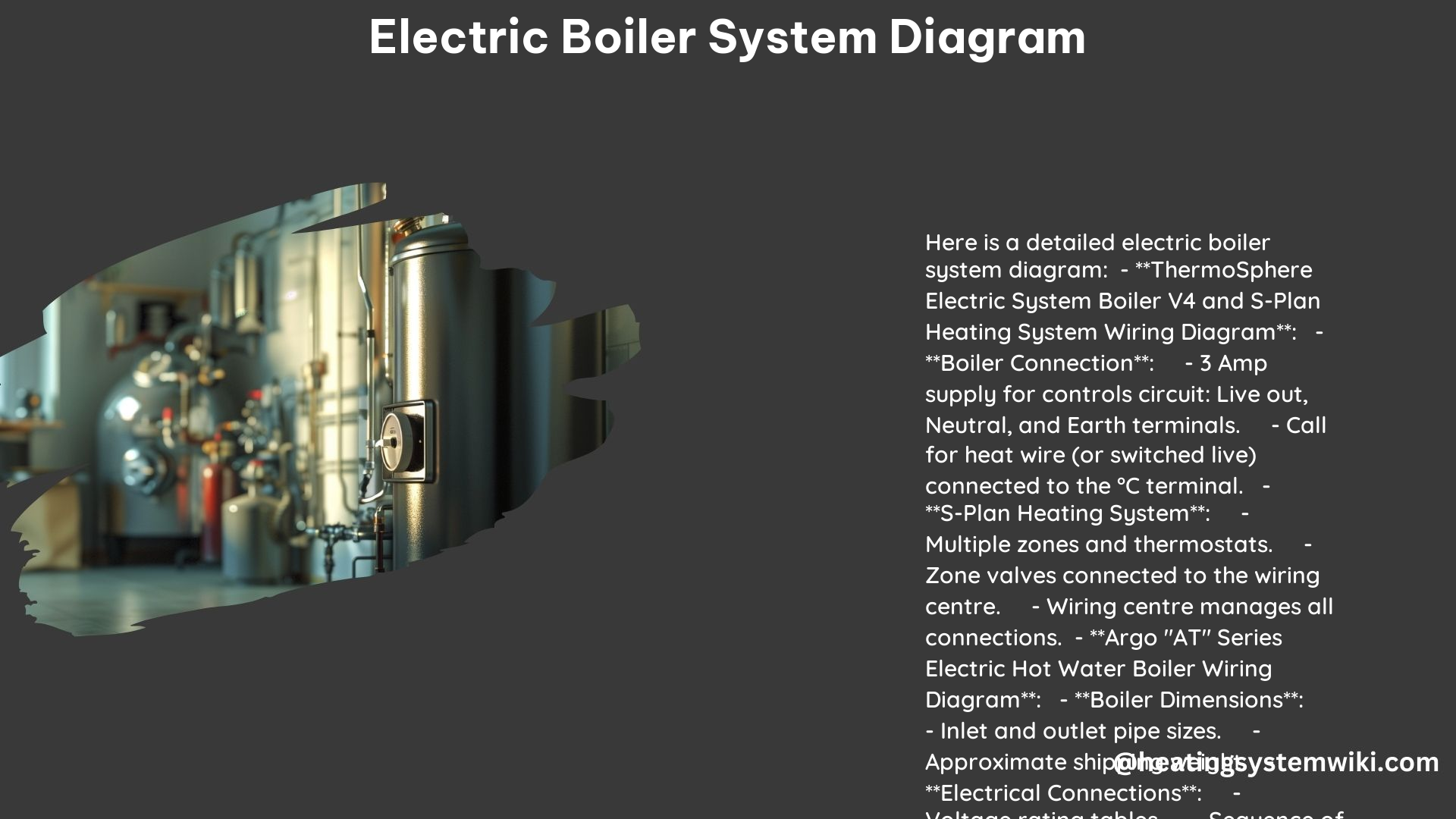 Electric Boiler System Diagram