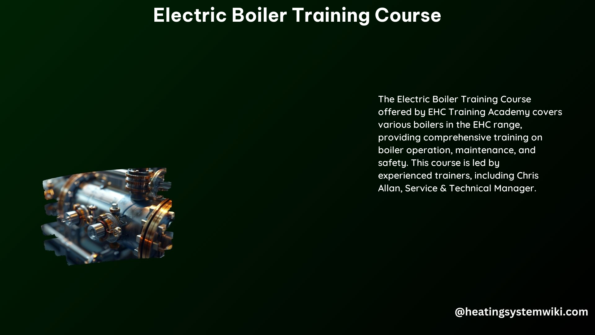 Electric Boiler Training Course