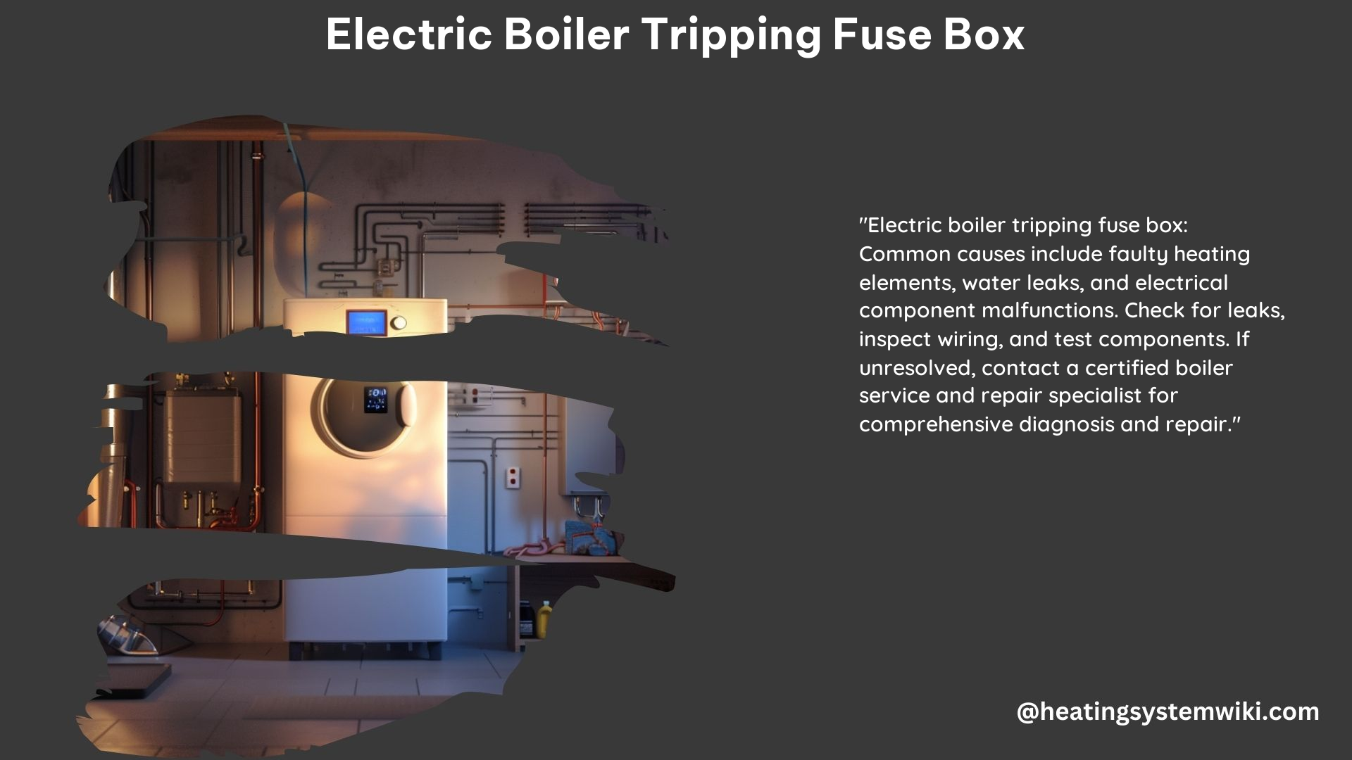 Electric Boiler Tripping Fuse Box