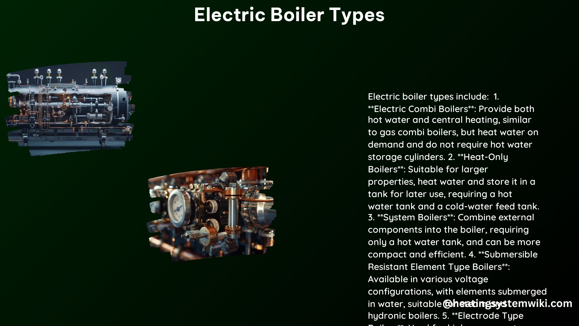 Electric Boiler Types