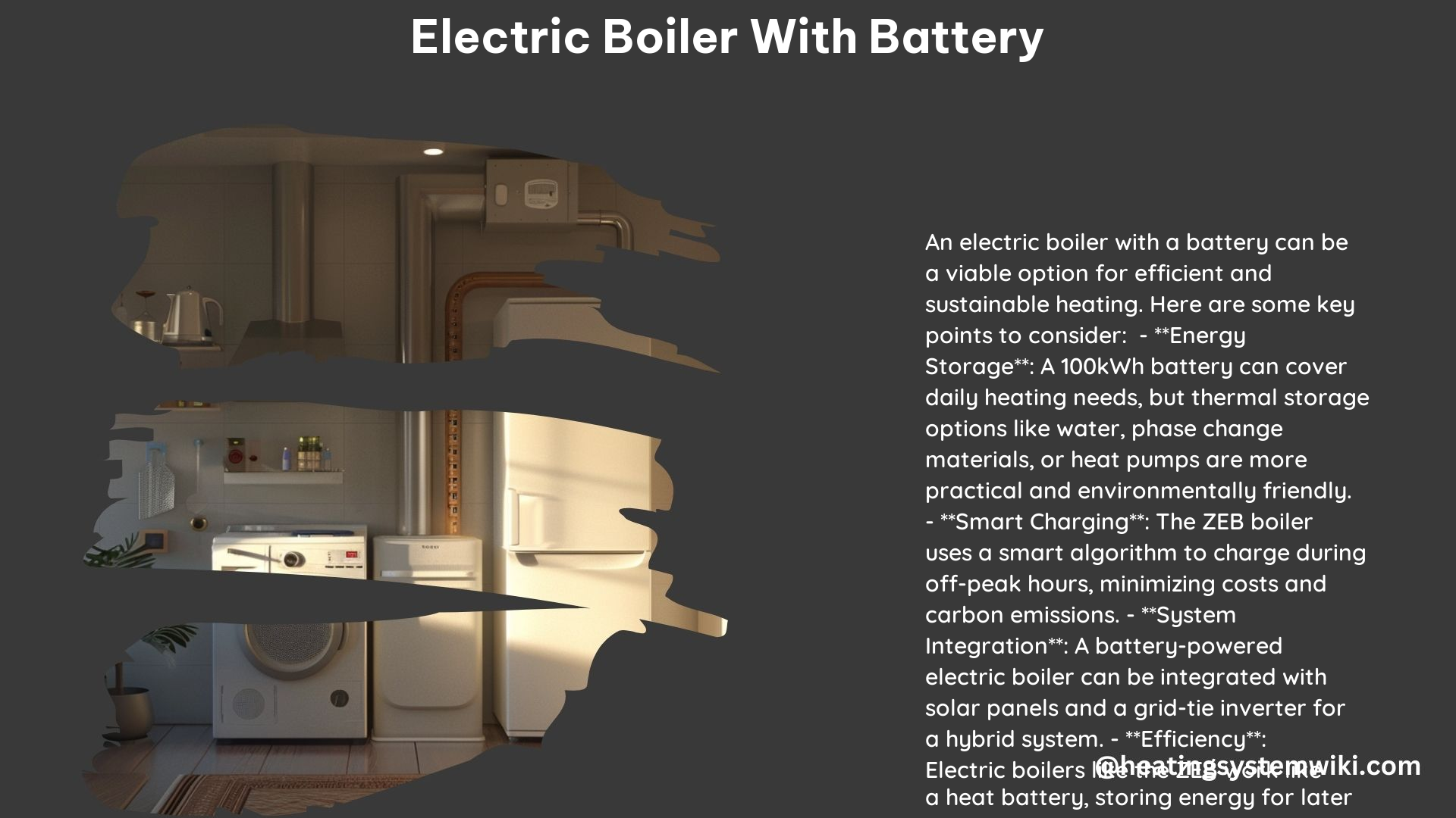 Electric Boiler With Battery