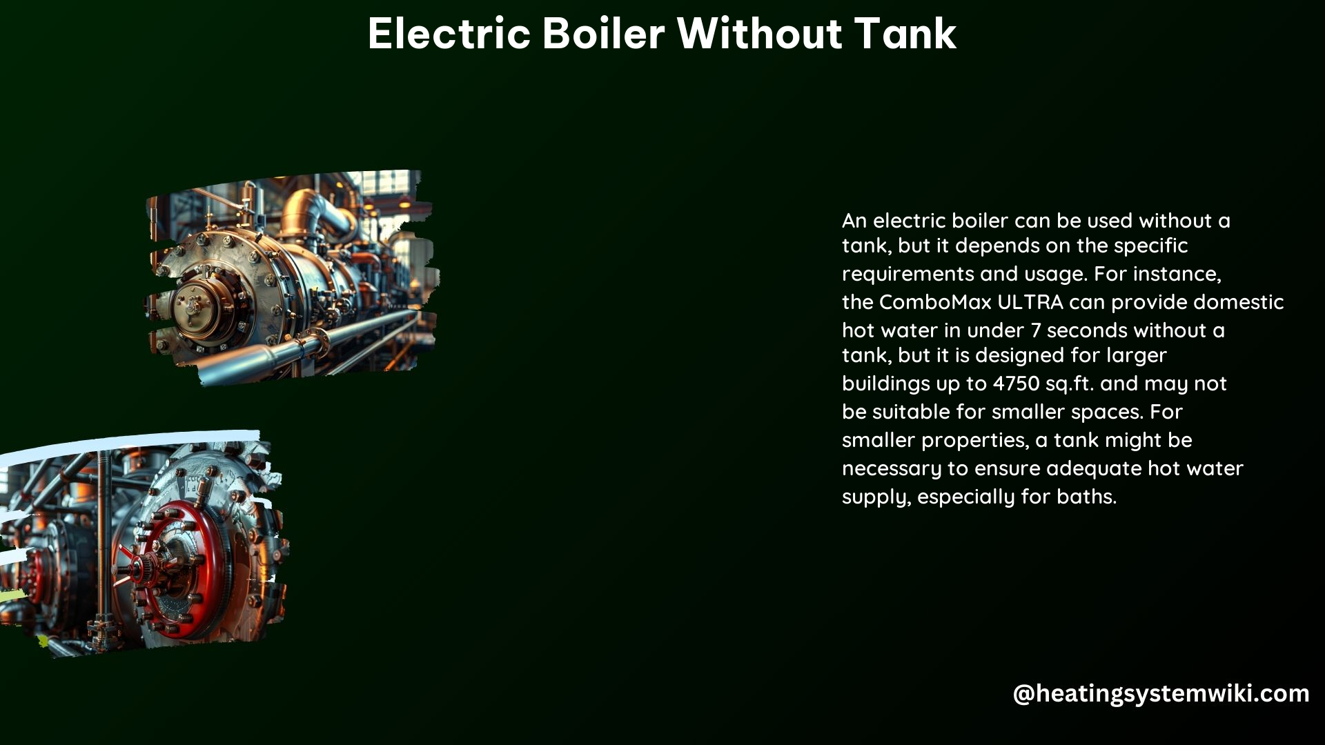 Electric Boiler Without Tank