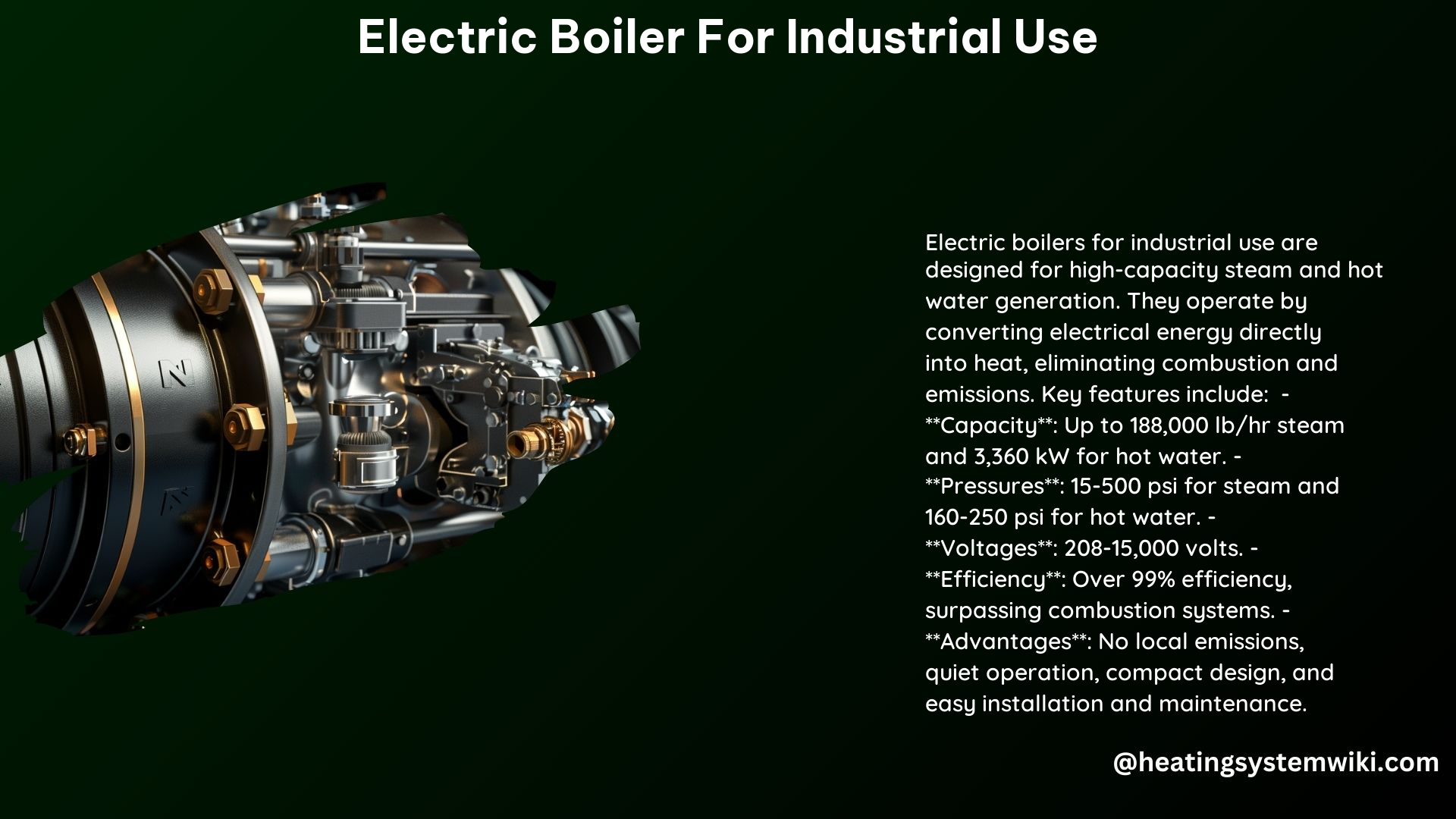 Electric Boiler for Industrial Use