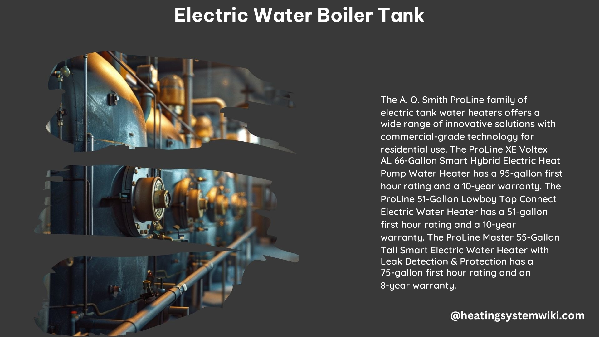 Electric Water Boiler Tank