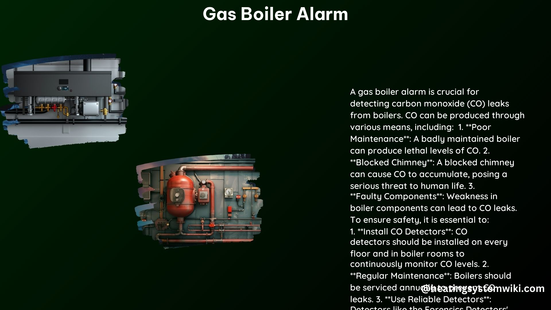 Gas Boiler Alarm