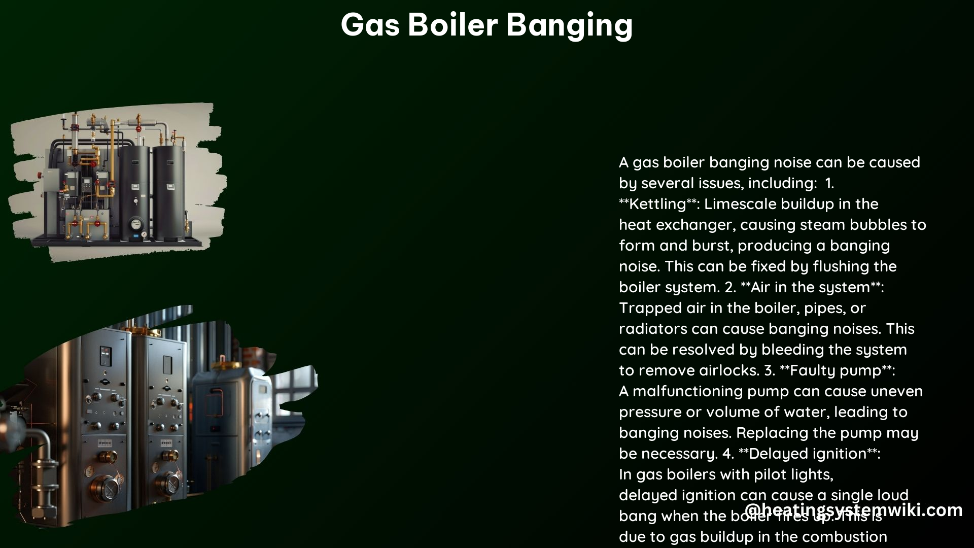 Gas Boiler Banging